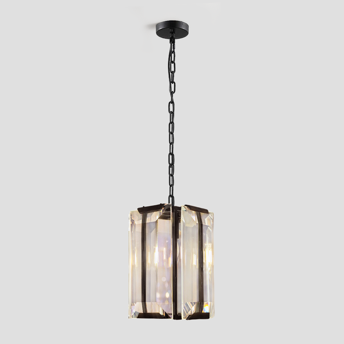 Tundra Square Crystal Pendant