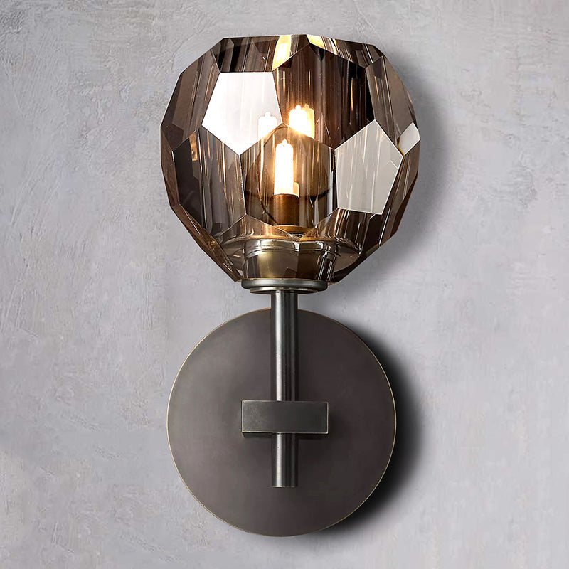 Boule de Cristal Glass Wall Sconce