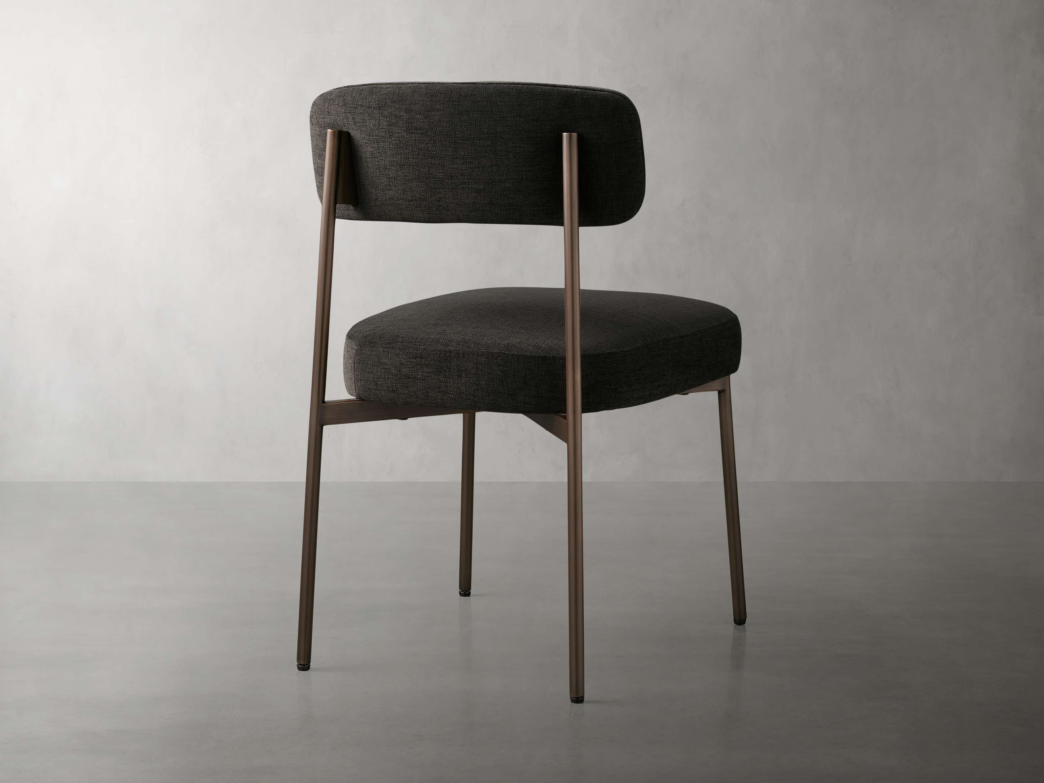 Billie Dining Side Chair in Antique Bronze