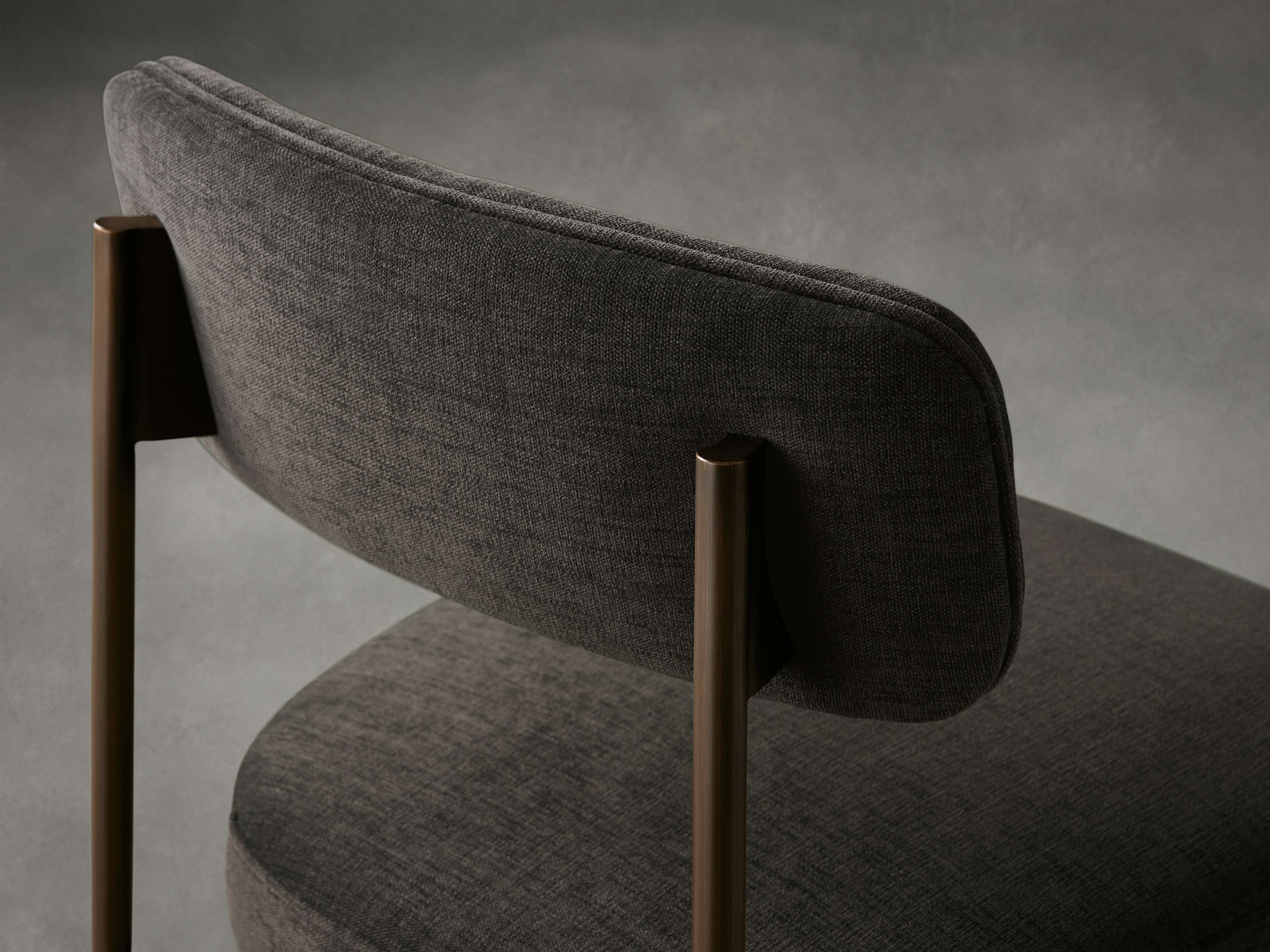 Billie Dining Side Chair in Antique Bronze