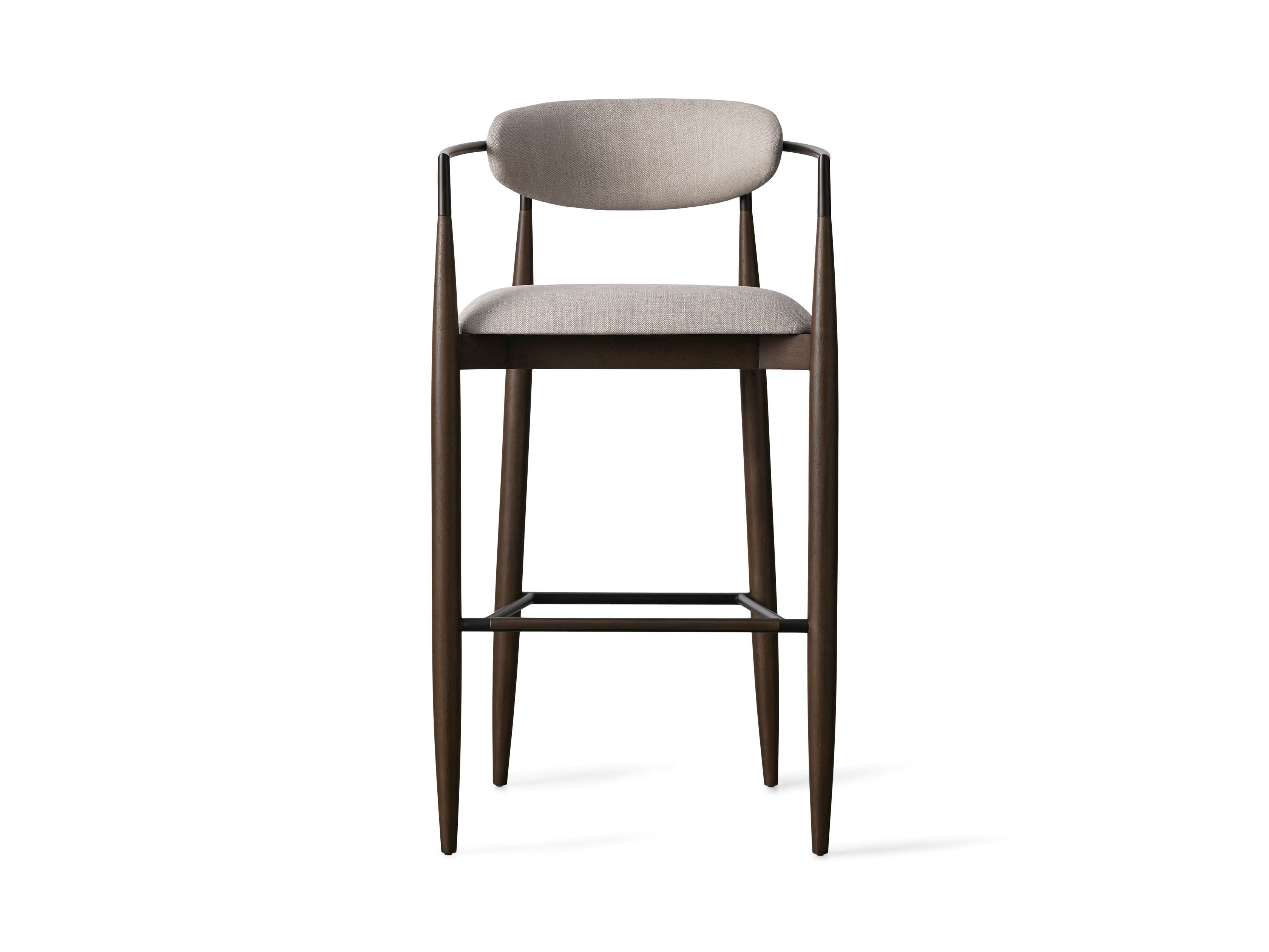 Jagger Stool in Cinder with Oil Rubbed Bronze