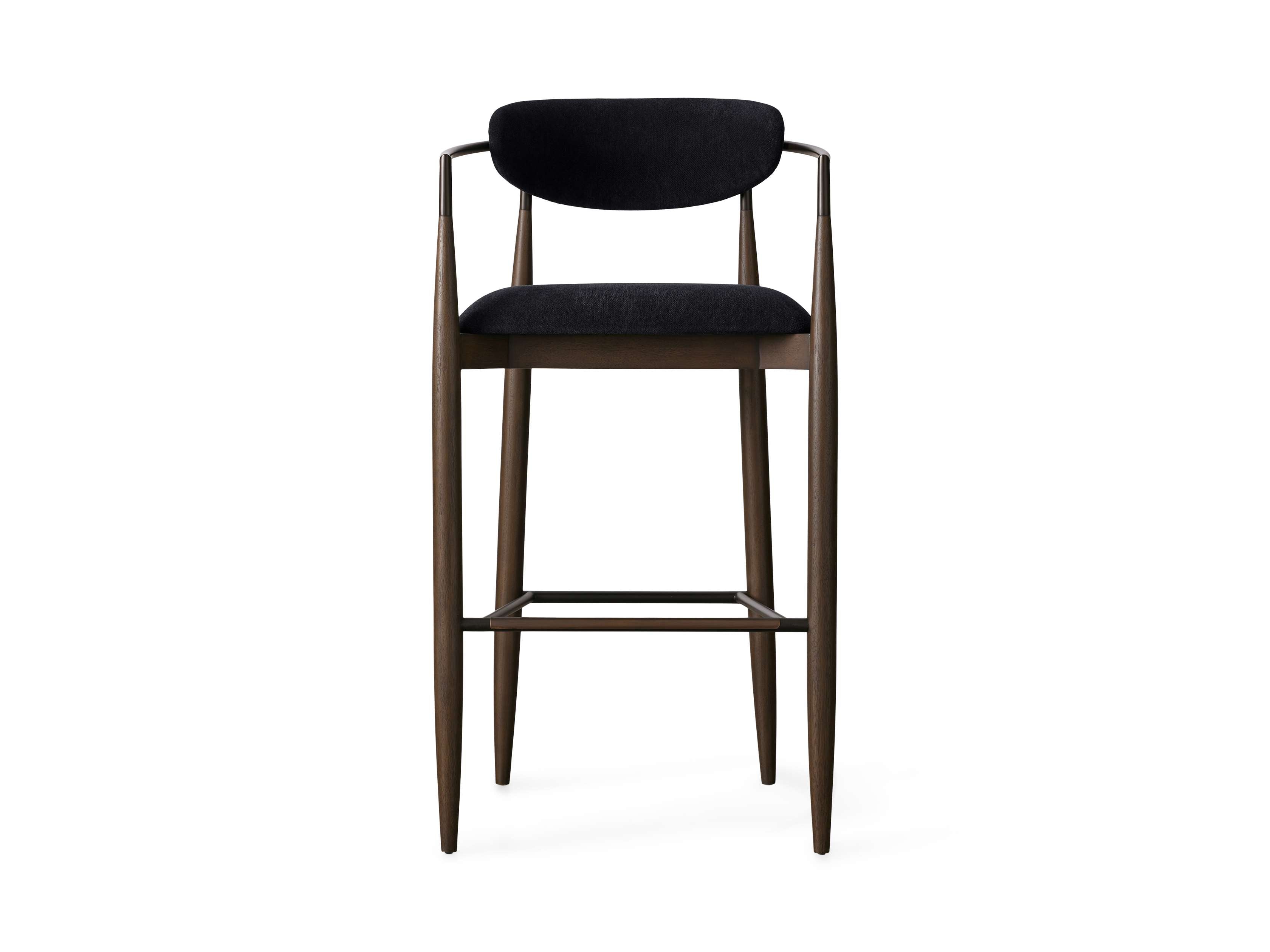 Jagger Stool in Cinder with Oil Rubbed Bronze