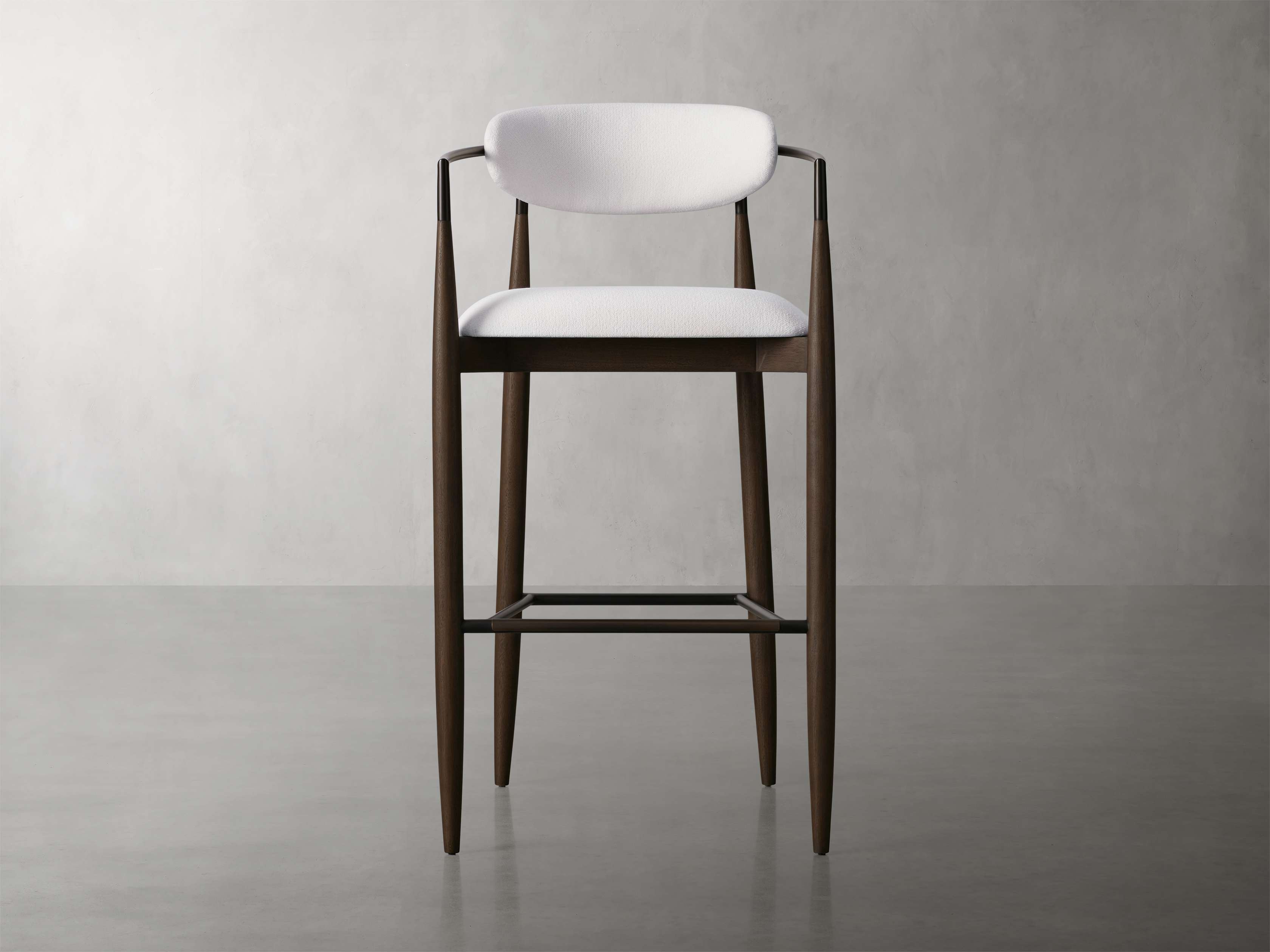 Jagger Stool in Cinder with Oil Rubbed Bronze