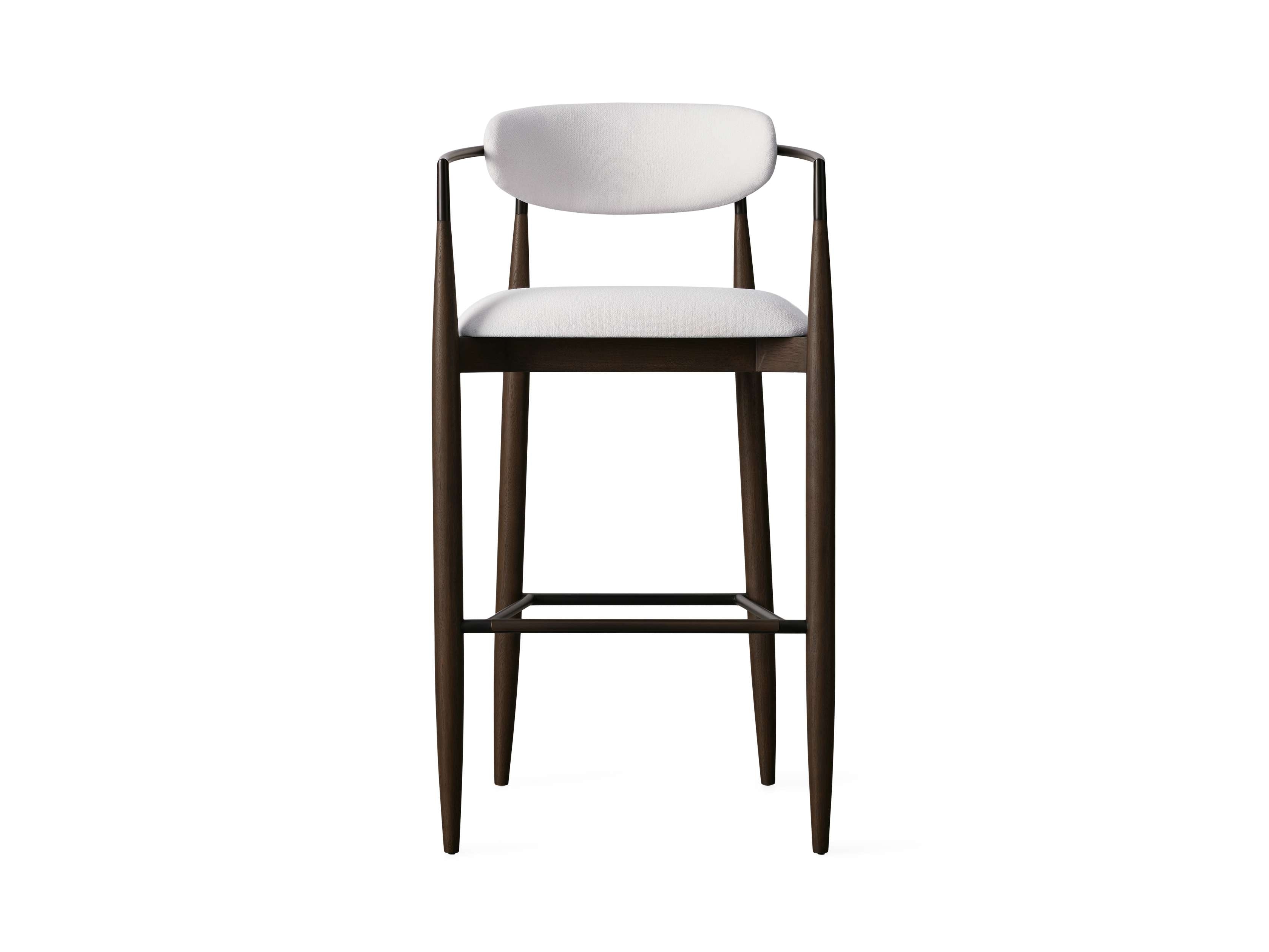 Jagger Stool in Cinder with Oil Rubbed Bronze