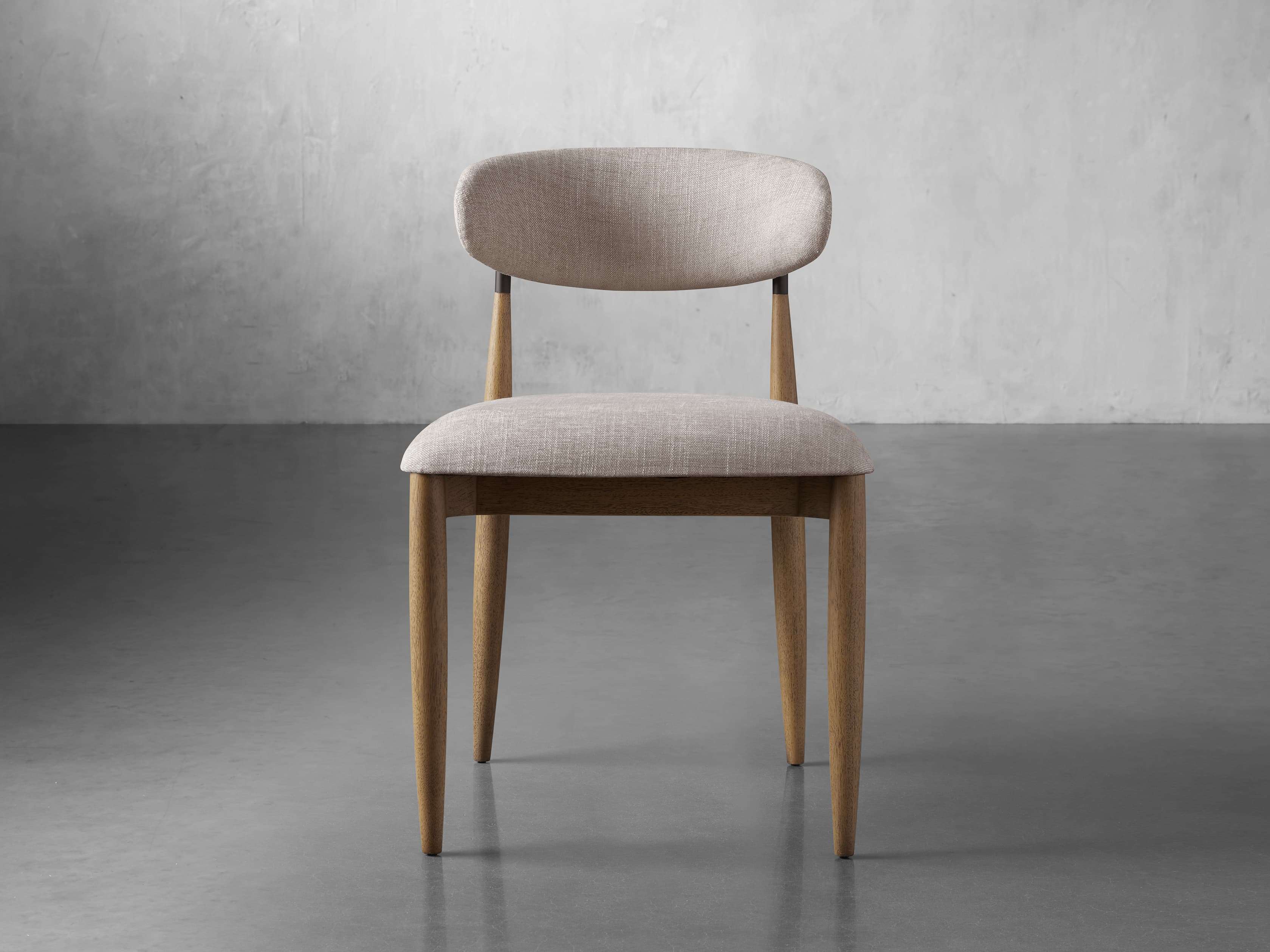 Jagger Dining Side Chair in Natural with Oil Rubbed Bronze