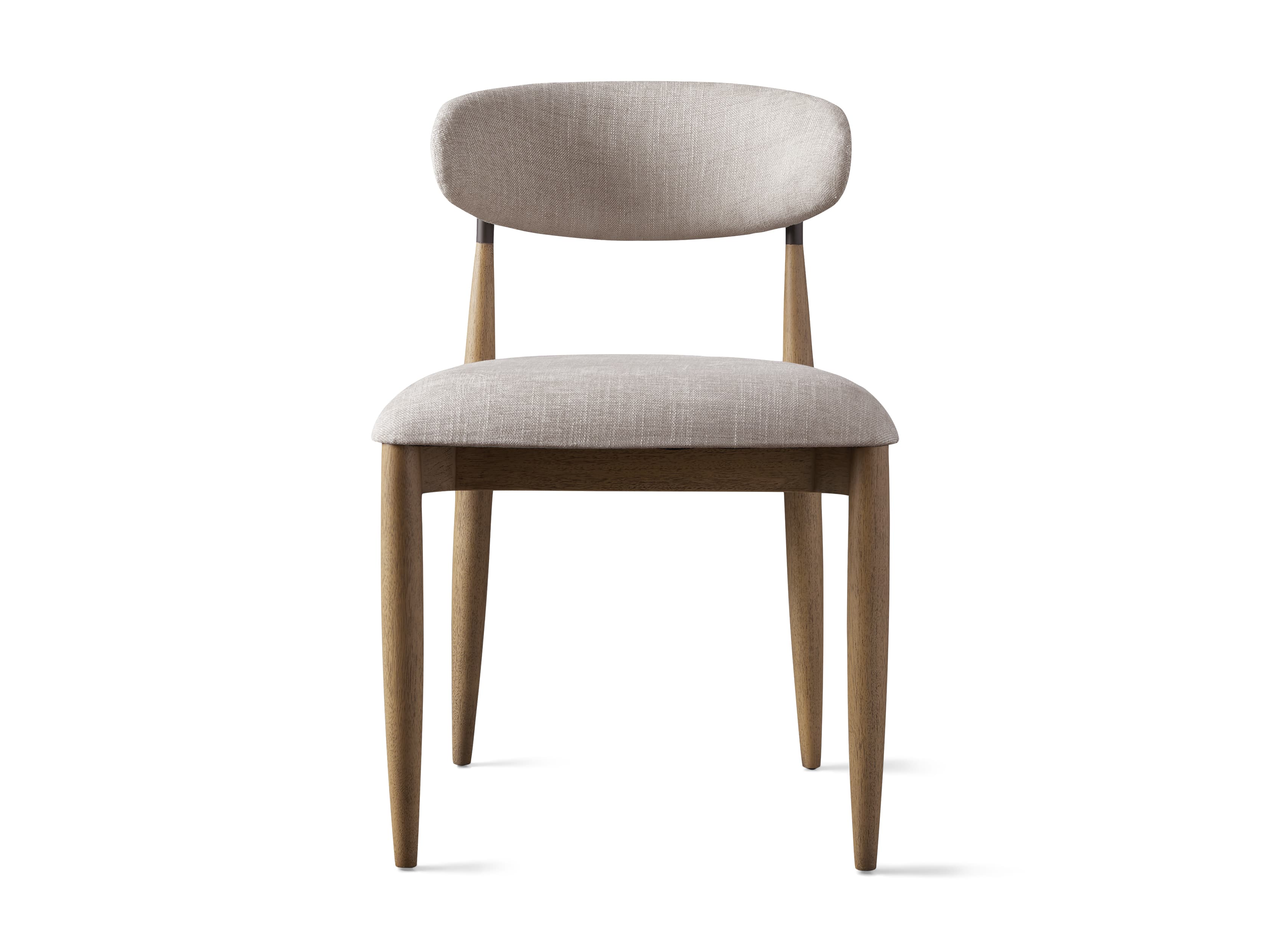Jagger Dining Side Chair in Natural with Oil Rubbed Bronze