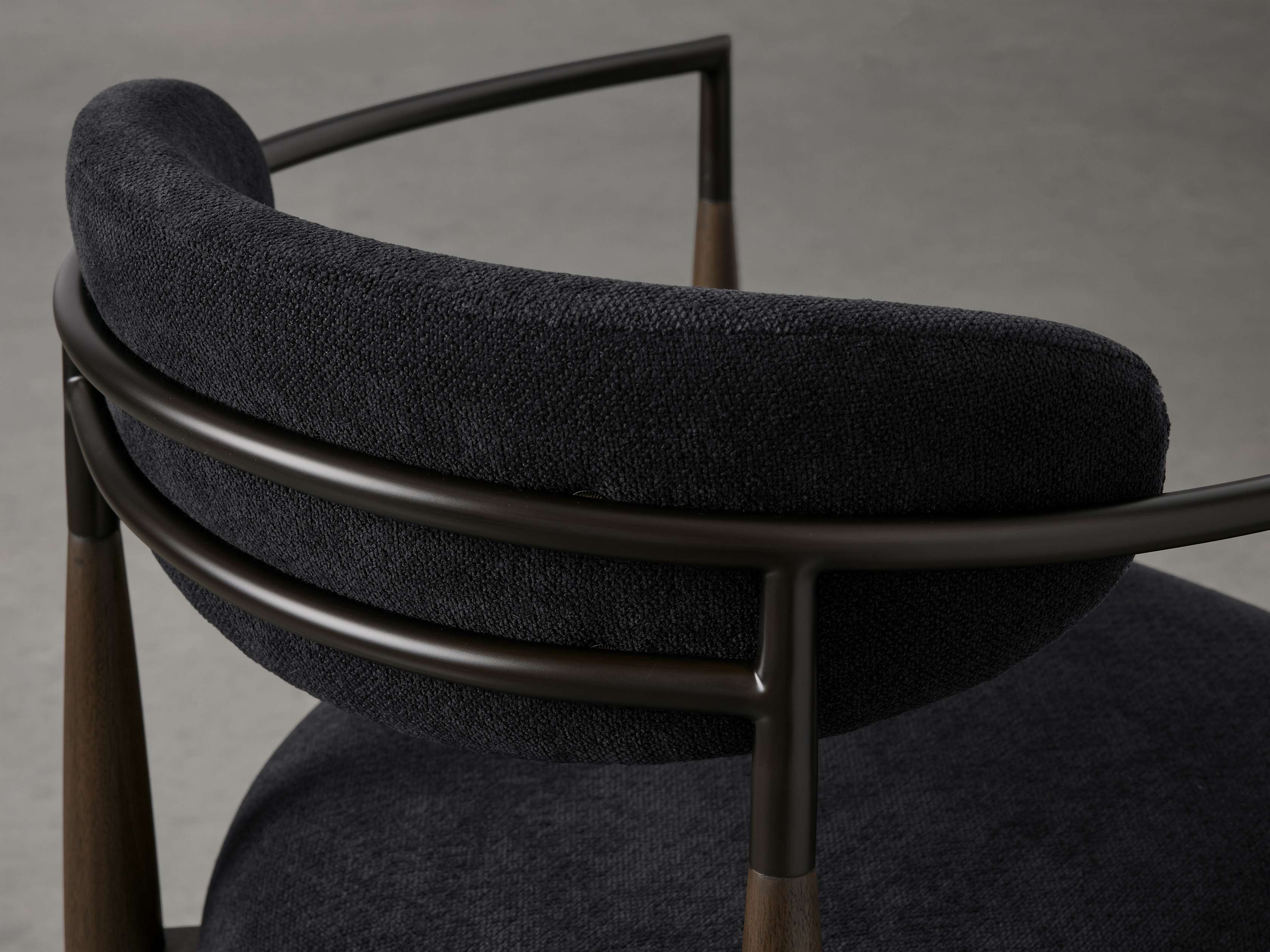 Jagger Stool in Cinder with Oil Rubbed Bronze
