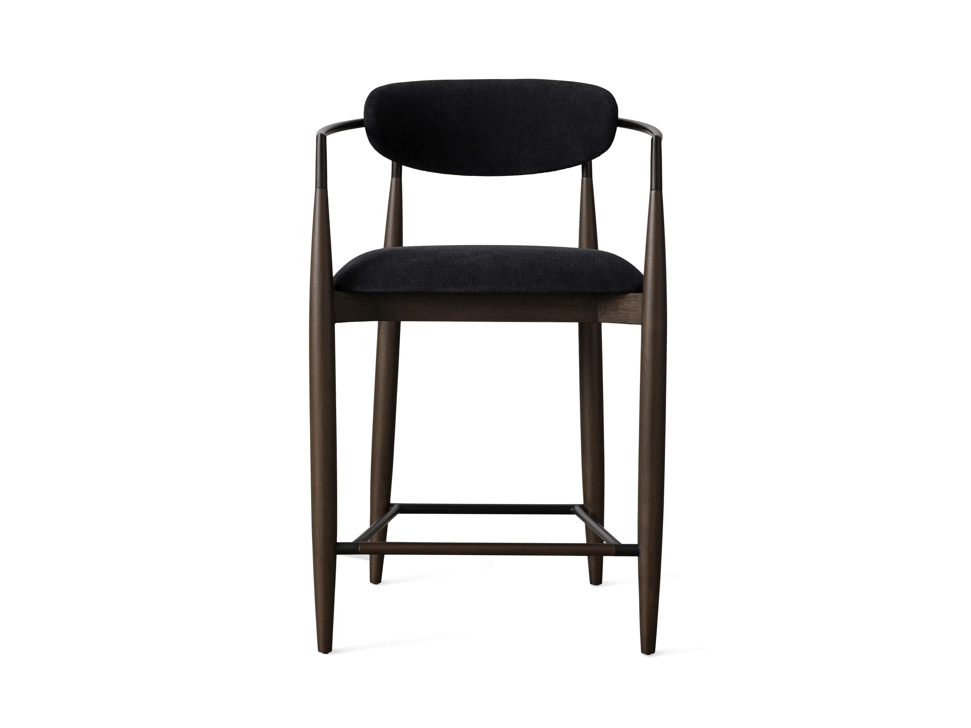 Jagger Stool in Cinder with Oil Rubbed Bronze