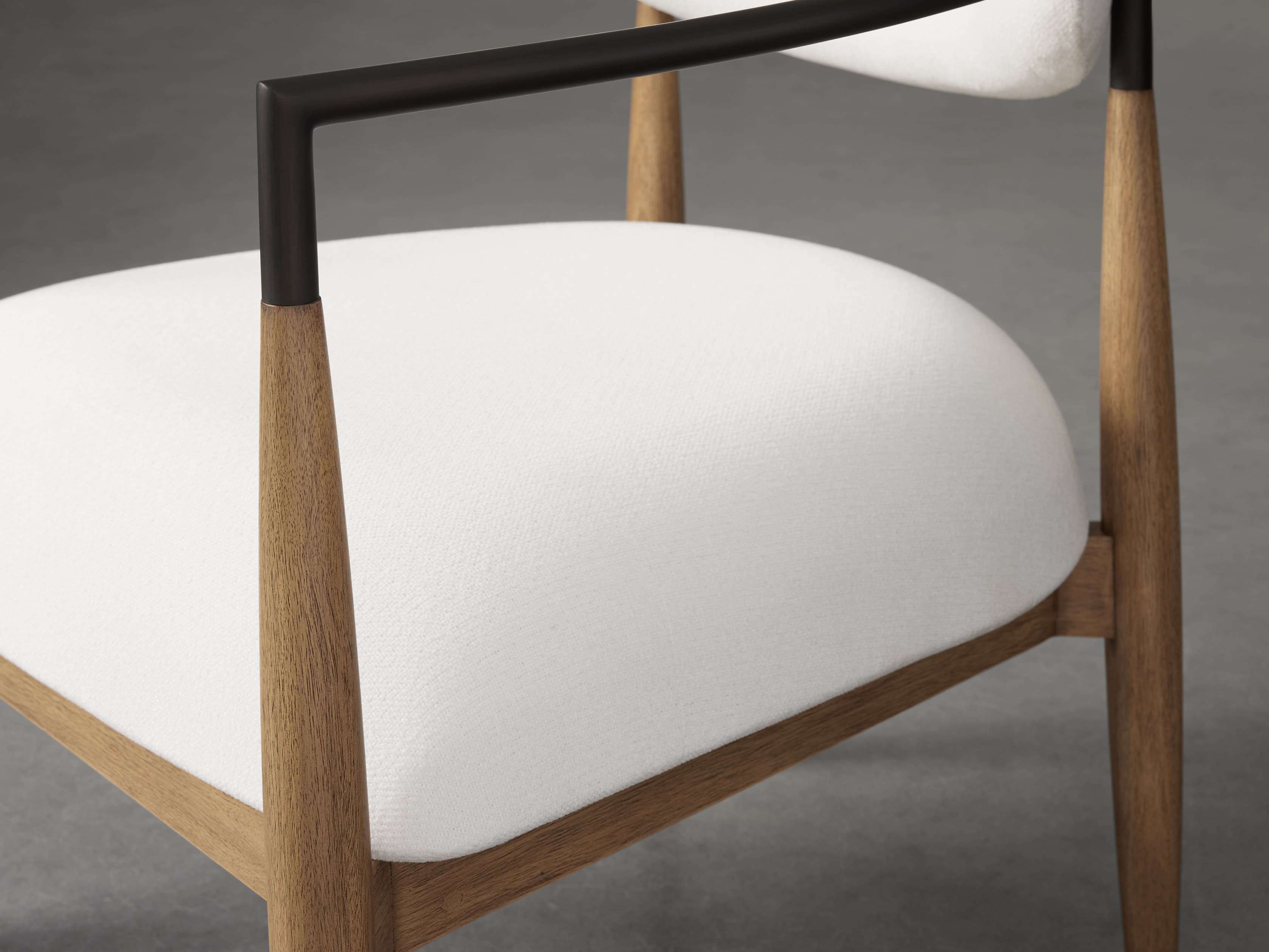 Jagger Stool in Natural with Oil Rubbed Bronze