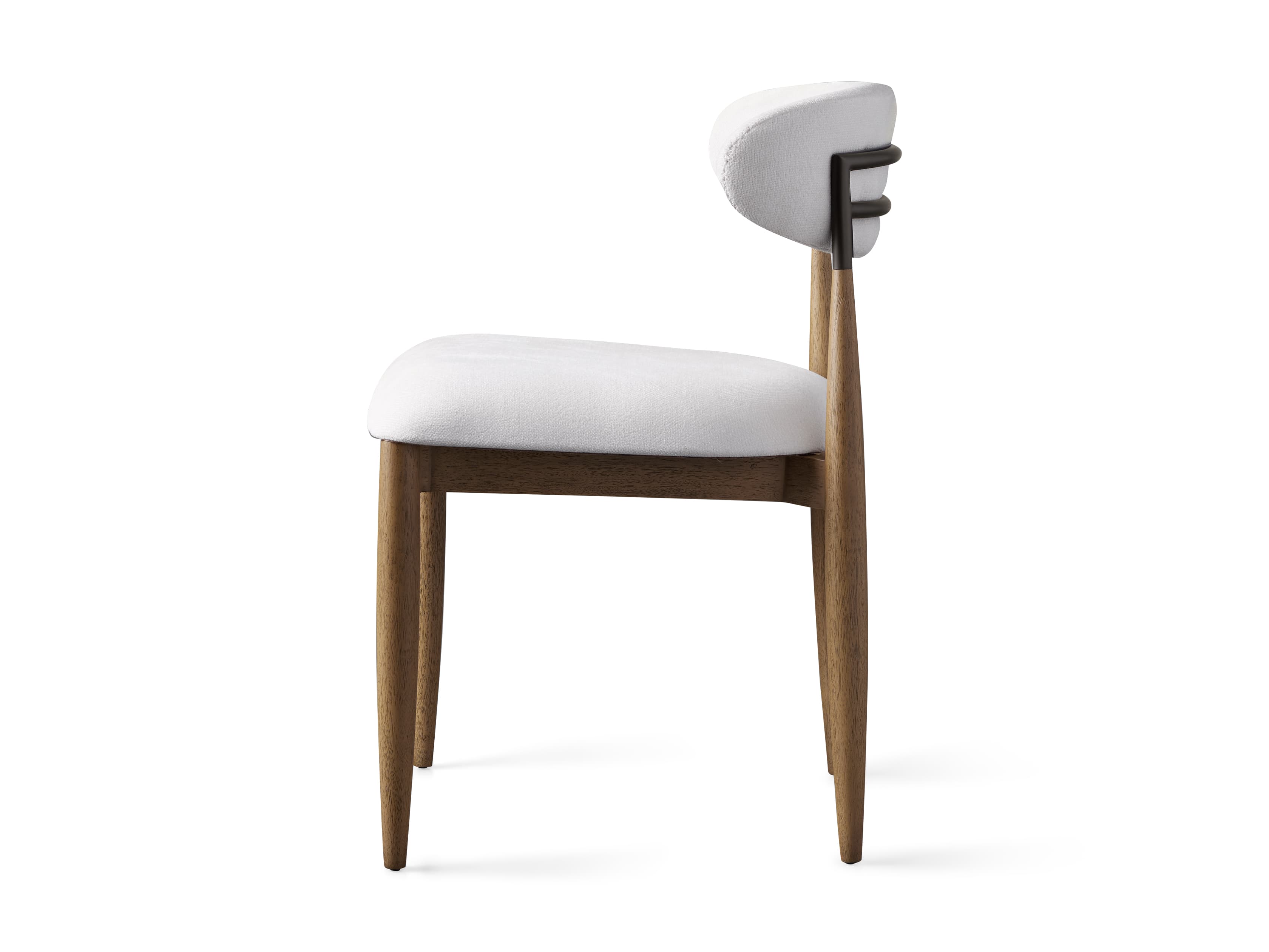 Jagger Dining Side Chair in Natural with Oil Rubbed Bronze