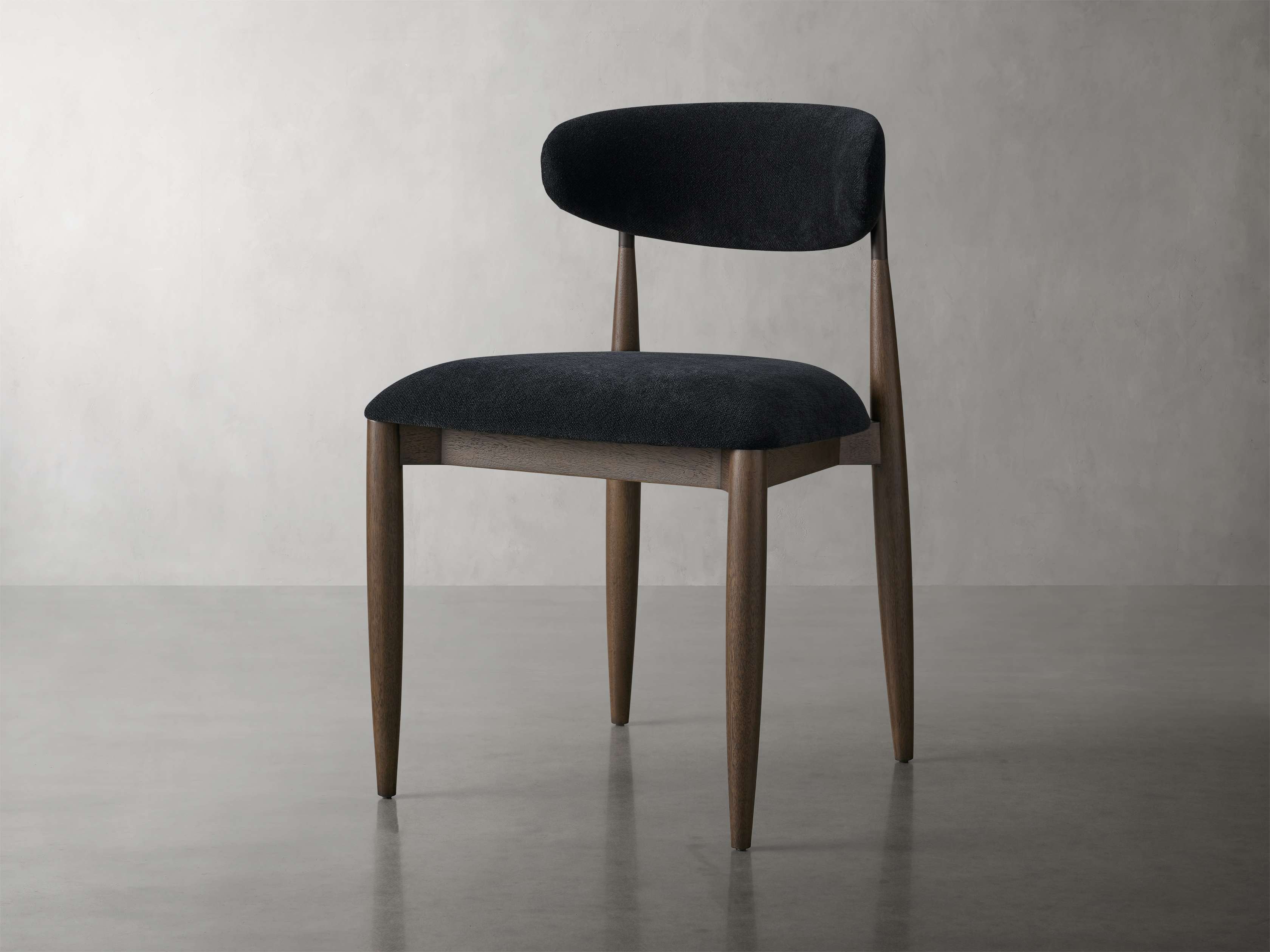 Jagger Dining Side Chair in Cinder with Oil Rubbed Bronze