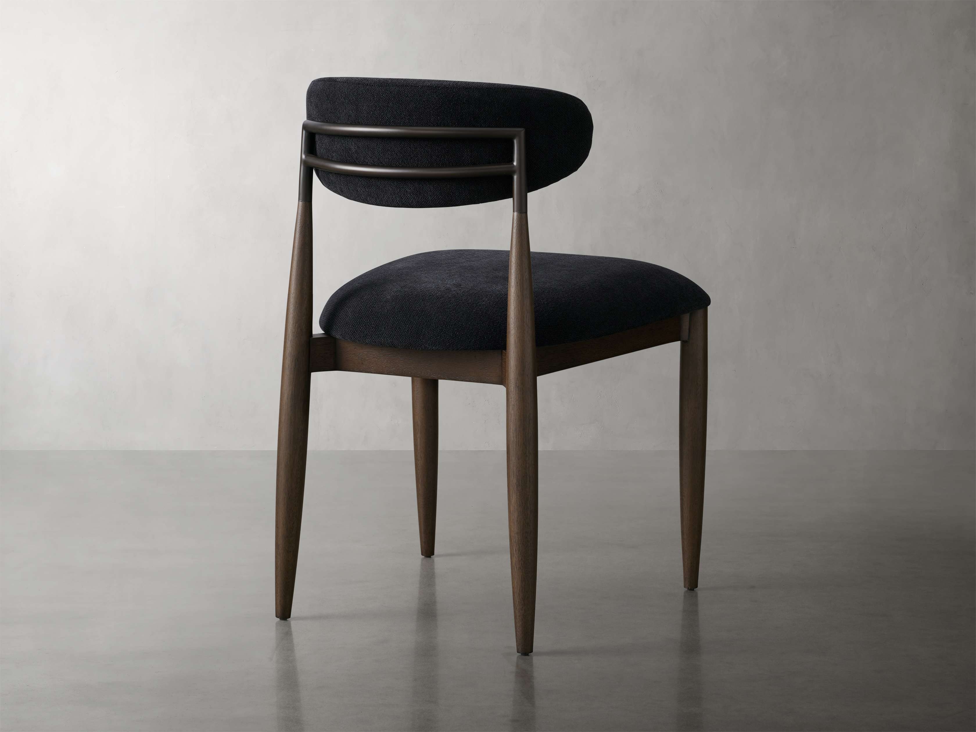 Jagger Dining Side Chair in Cinder with Oil Rubbed Bronze