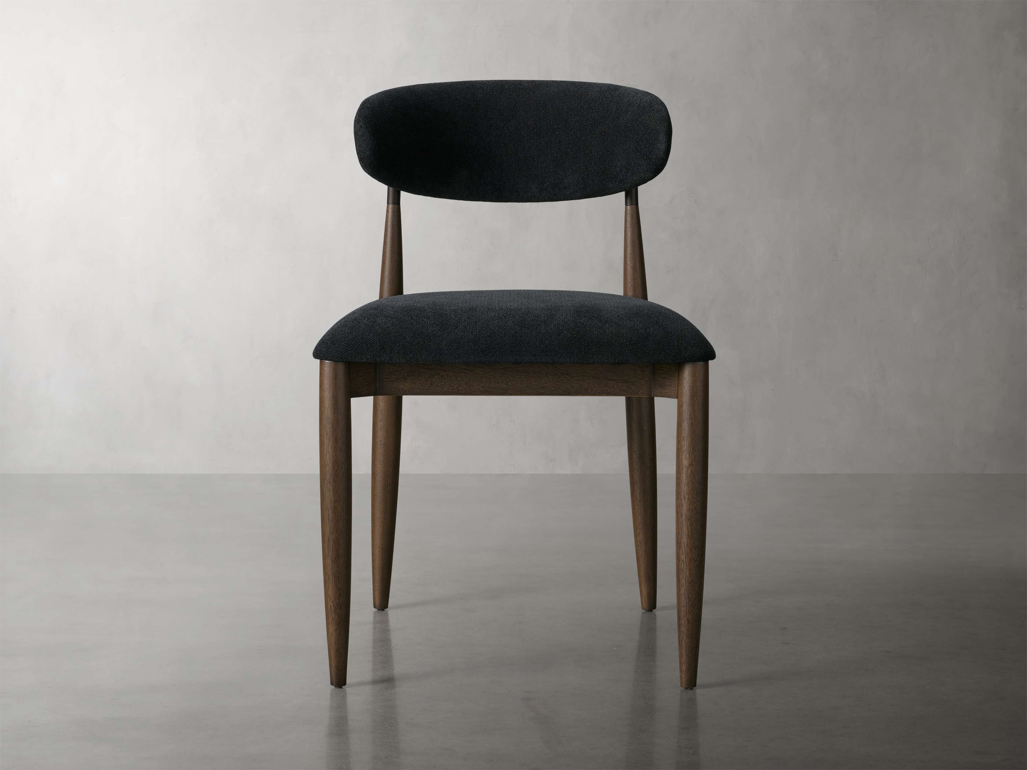 Jagger Dining Side Chair in Cinder with Oil Rubbed Bronze