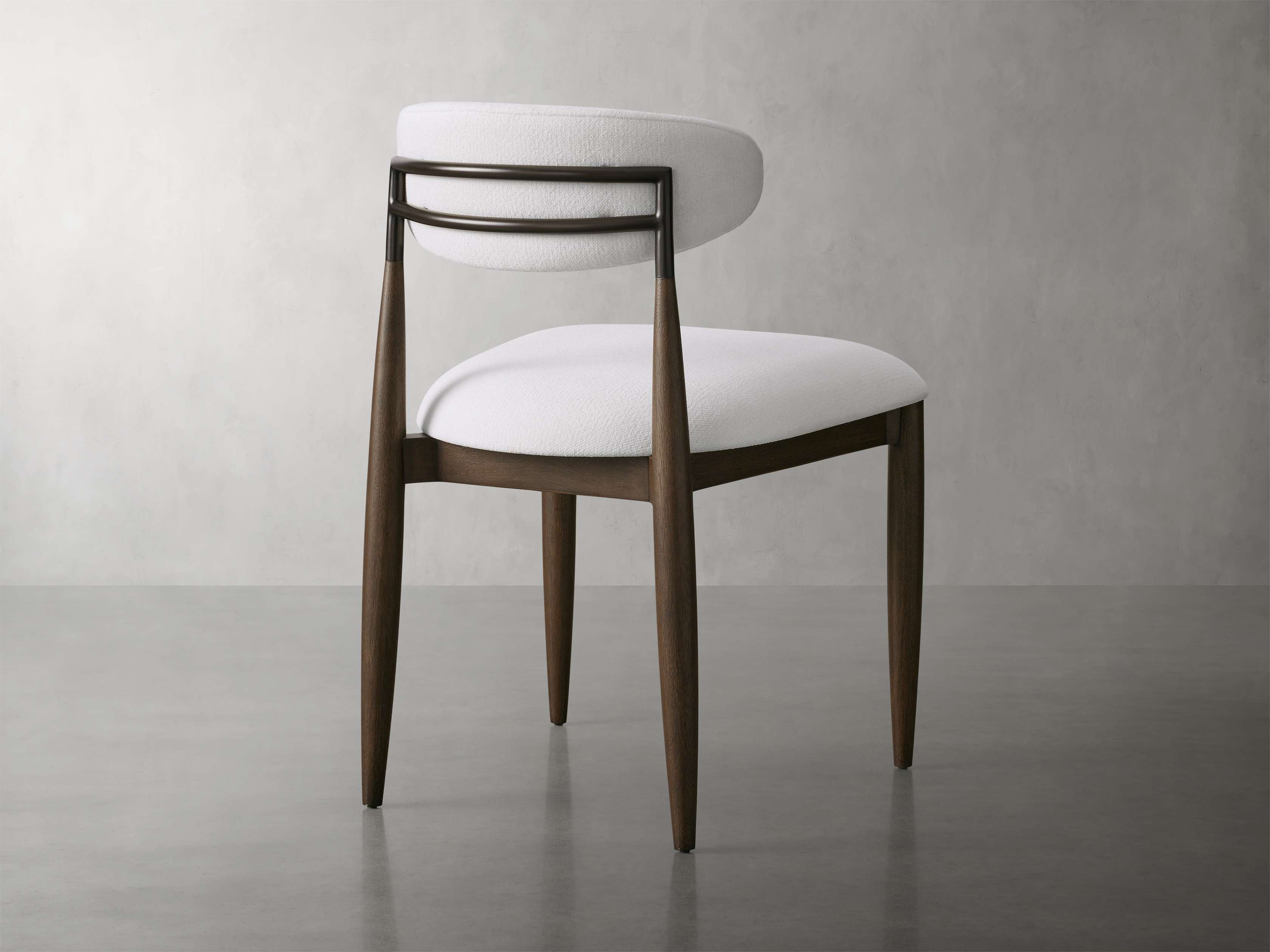 Jagger Dining Side Chair in Cinder with Oil Rubbed Bronze