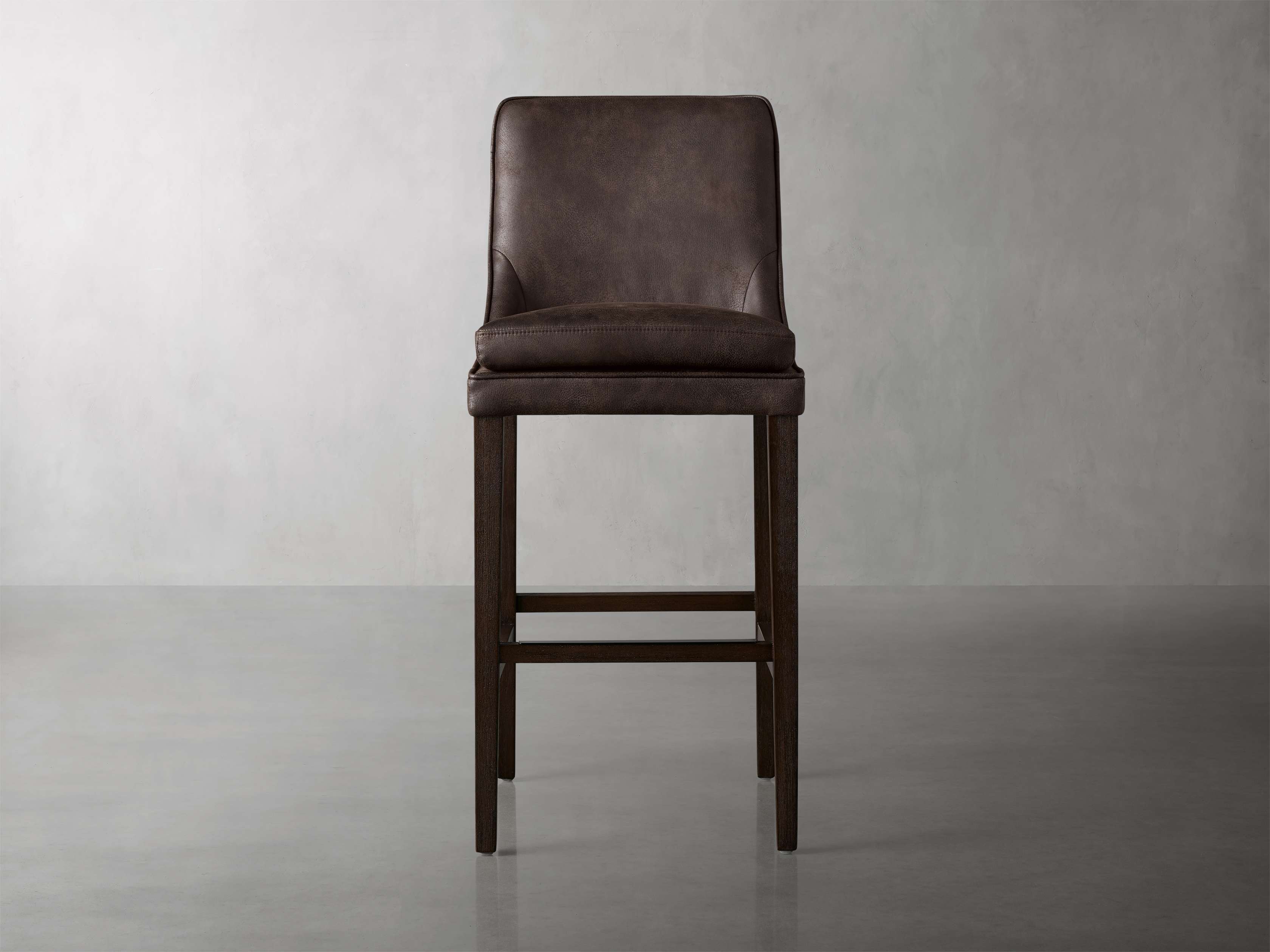 Lunden Faux Leather Stool