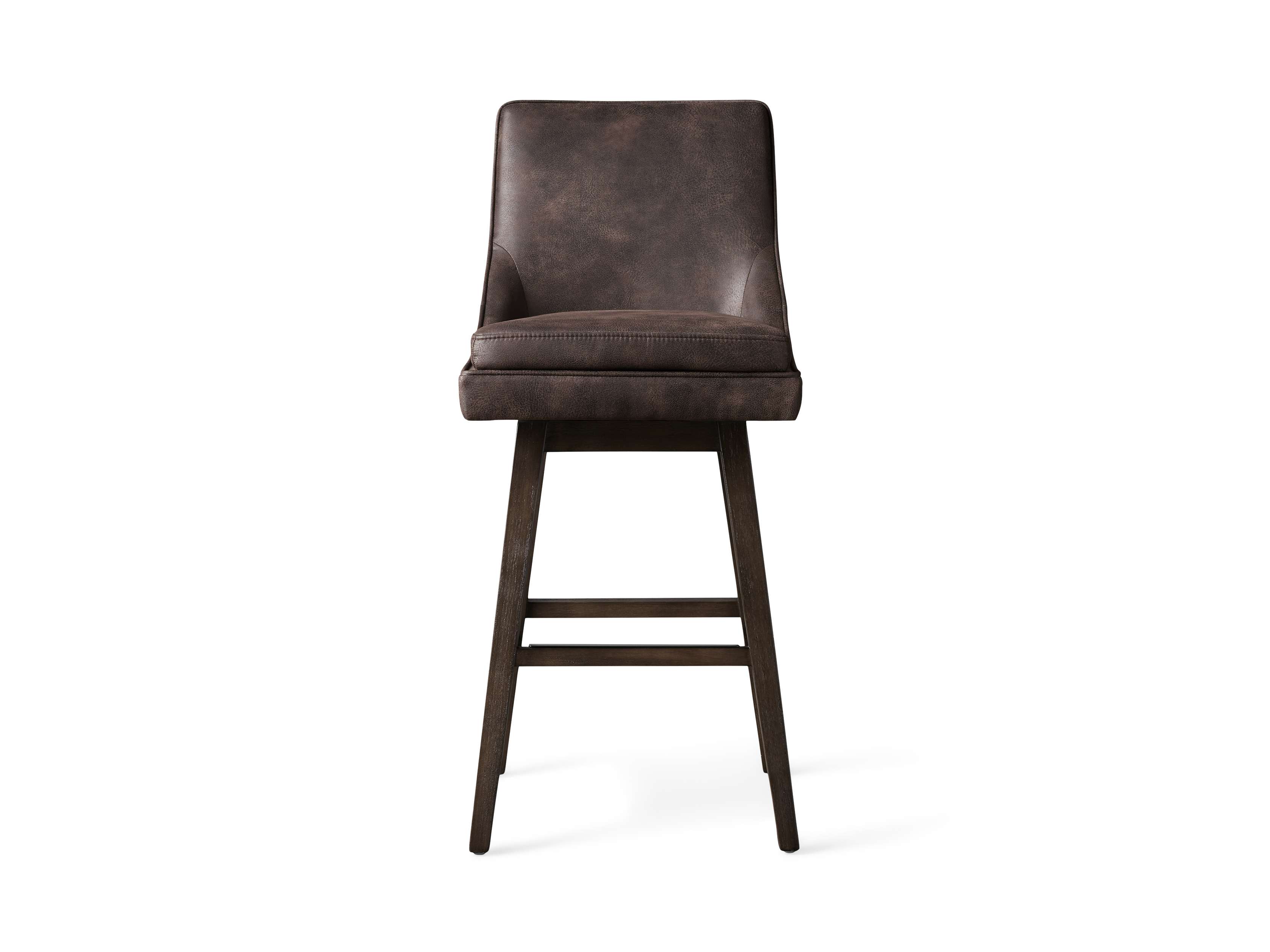 Lunden Faux Leather Swivel Stool