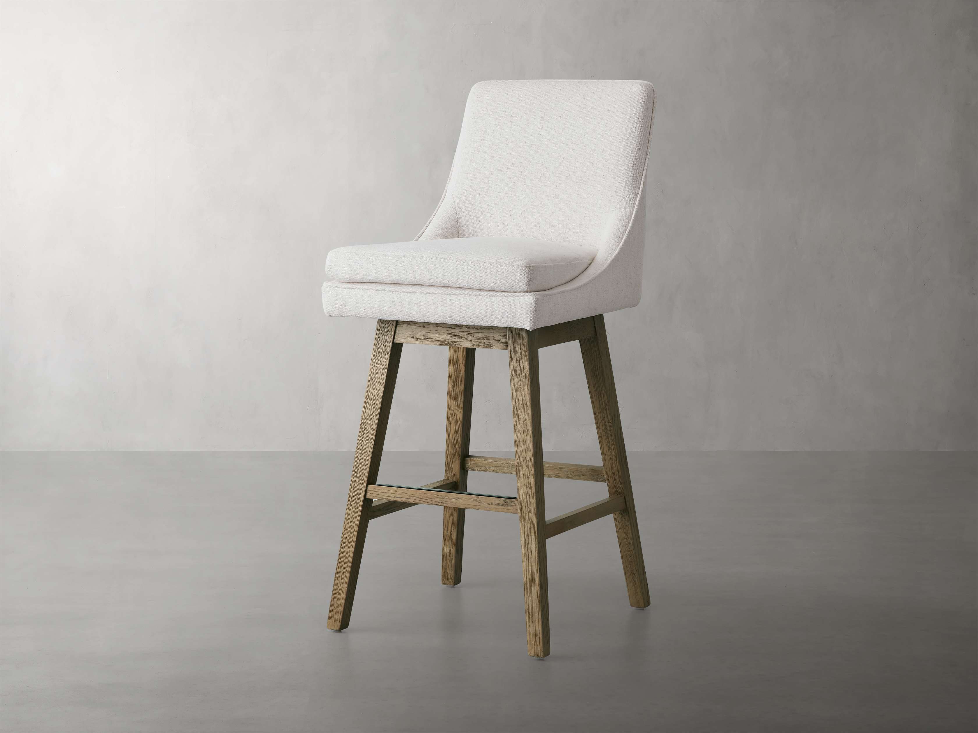 Lunden Swivel Stool in Fawn