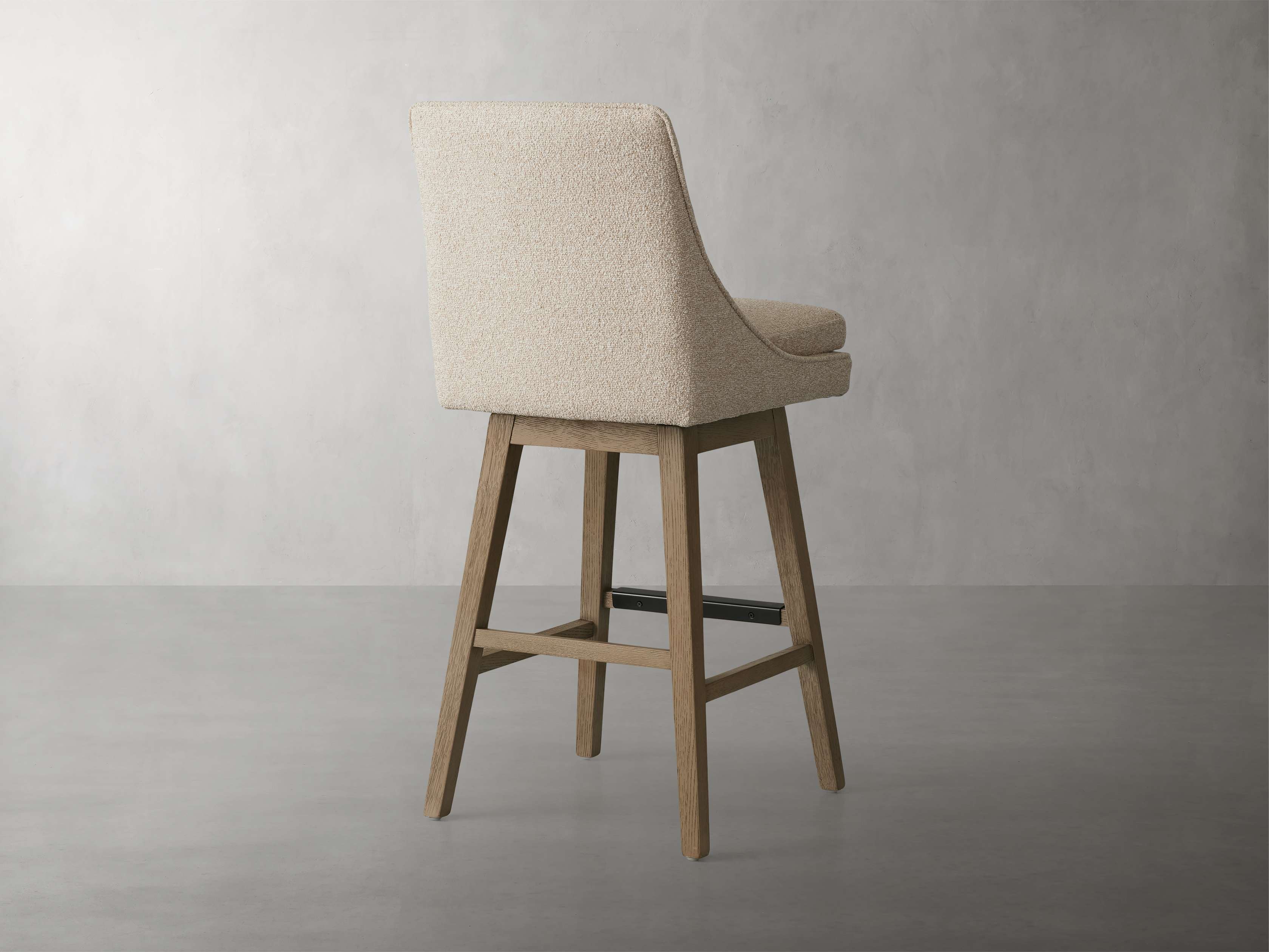 Lunden Swivel Stool in Fawn