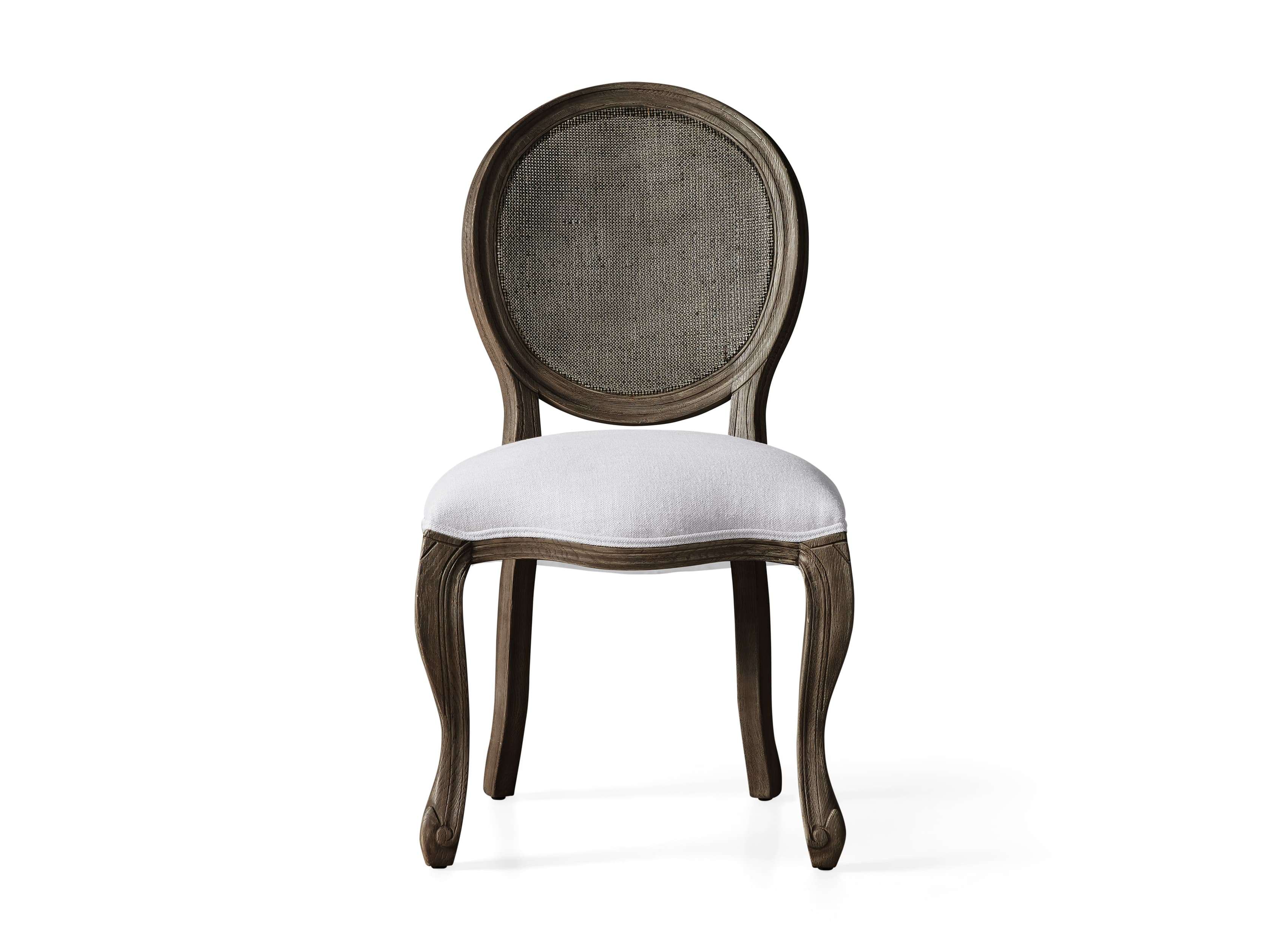 Margot Cane Back Dining Chair in Cinder