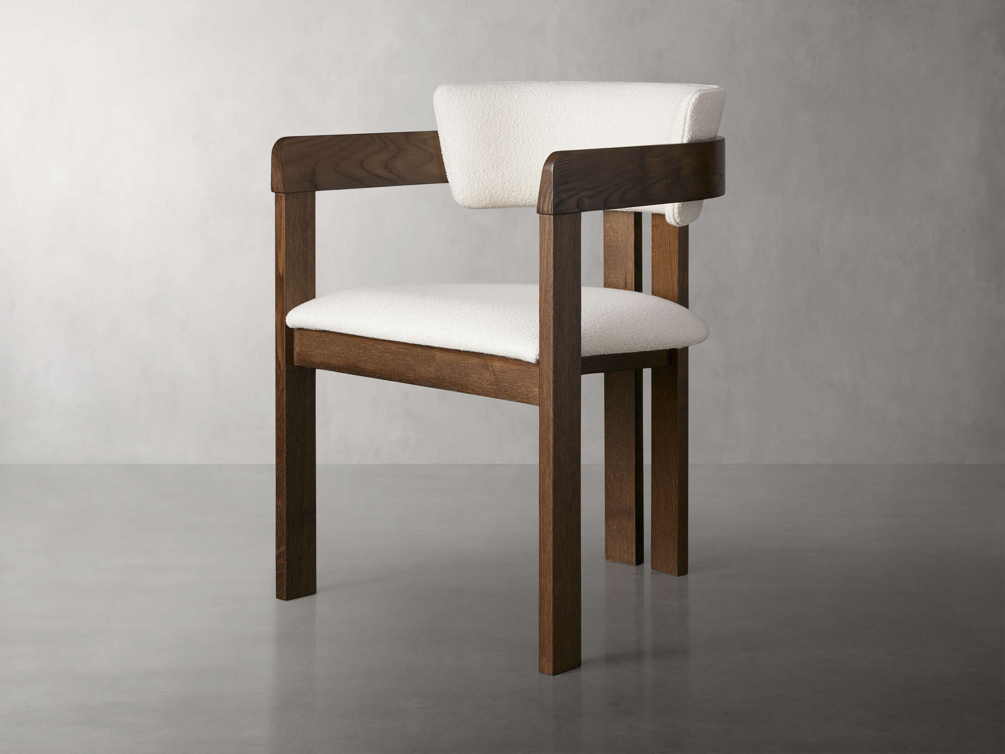 Rodin Dining Arm Chair in Cinder