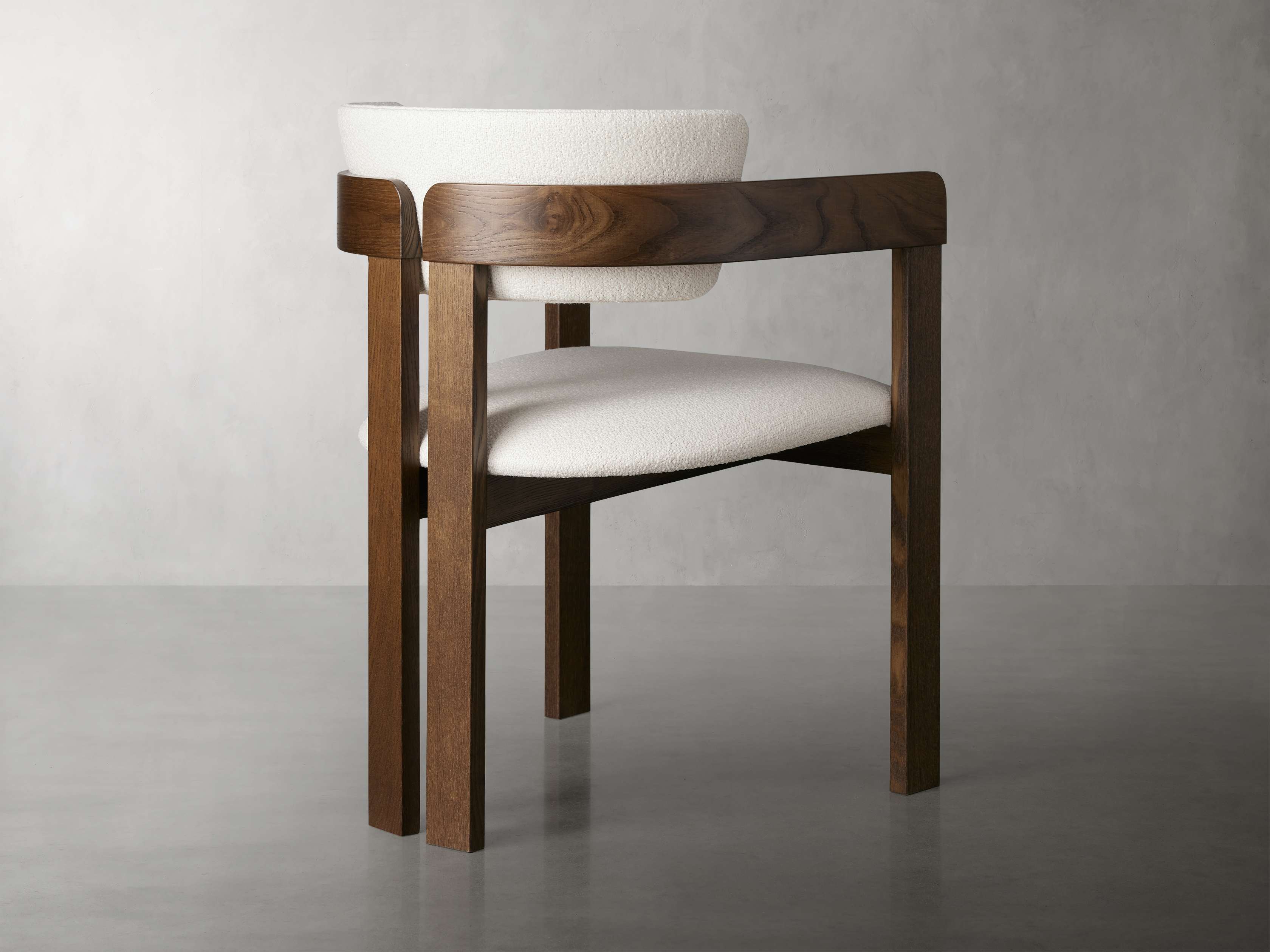 Rodin Dining Arm Chair in Cinder