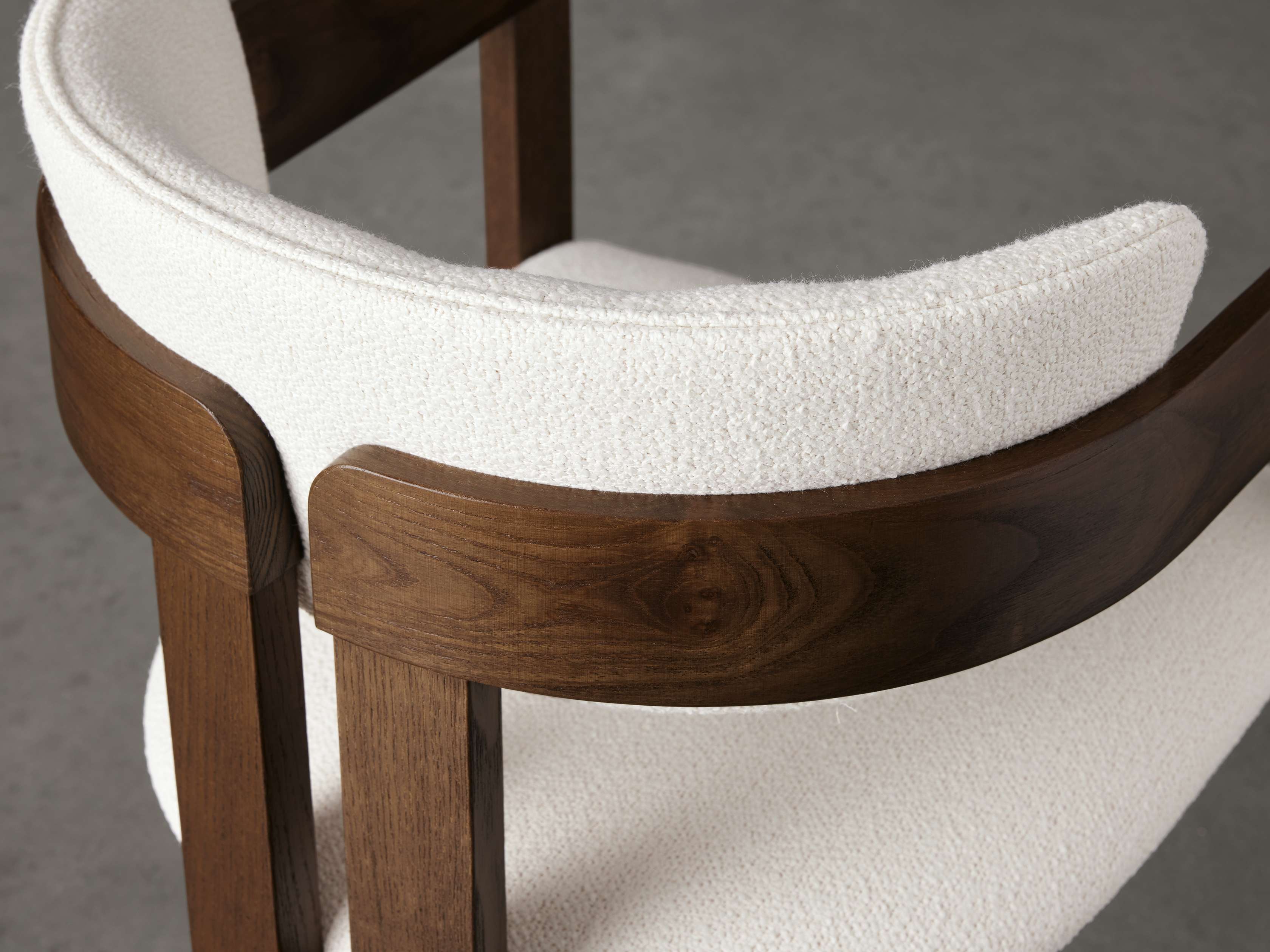 Rodin Dining Arm Chair in Cinder