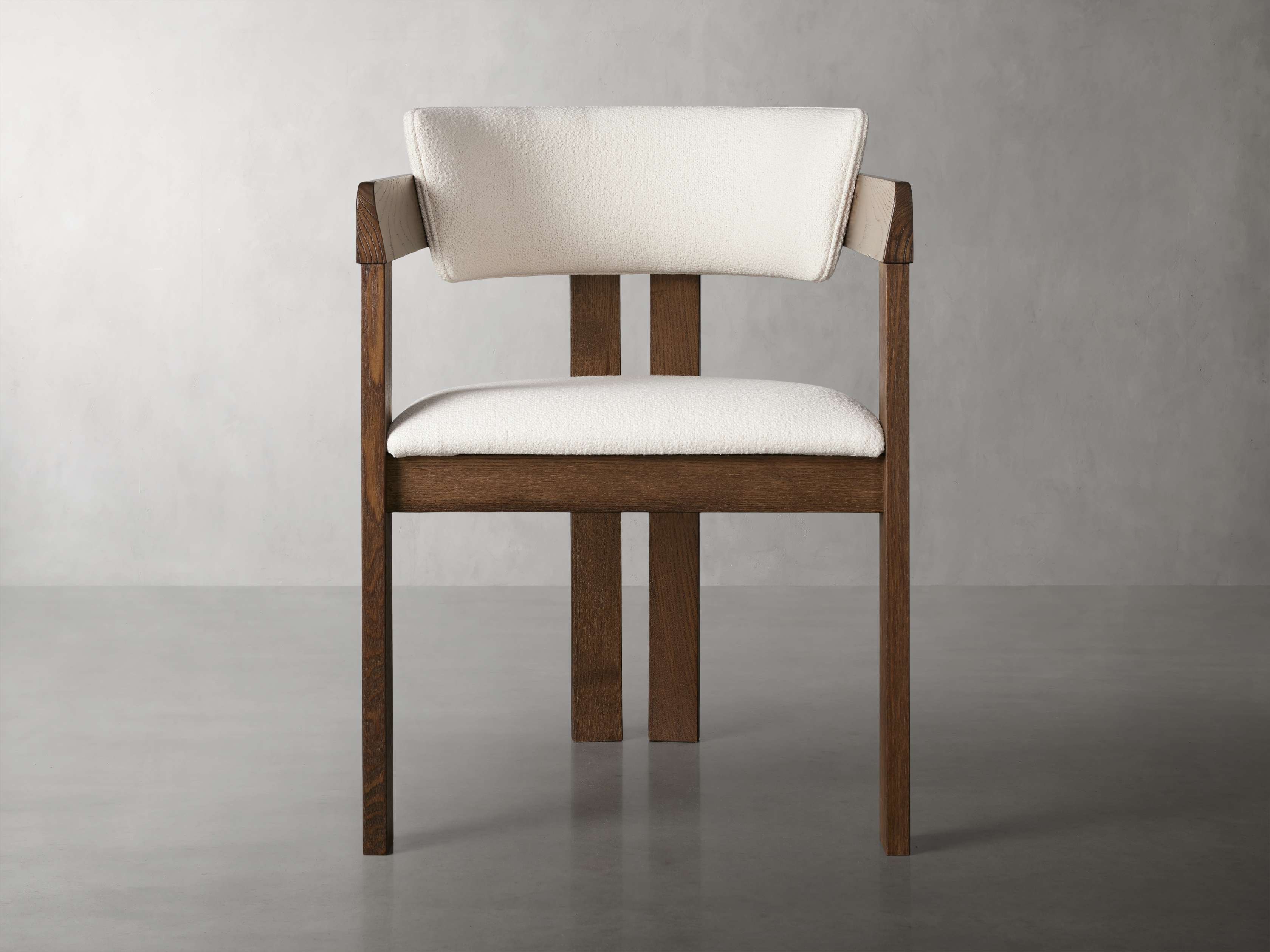 Rodin Dining Arm Chair in Cinder