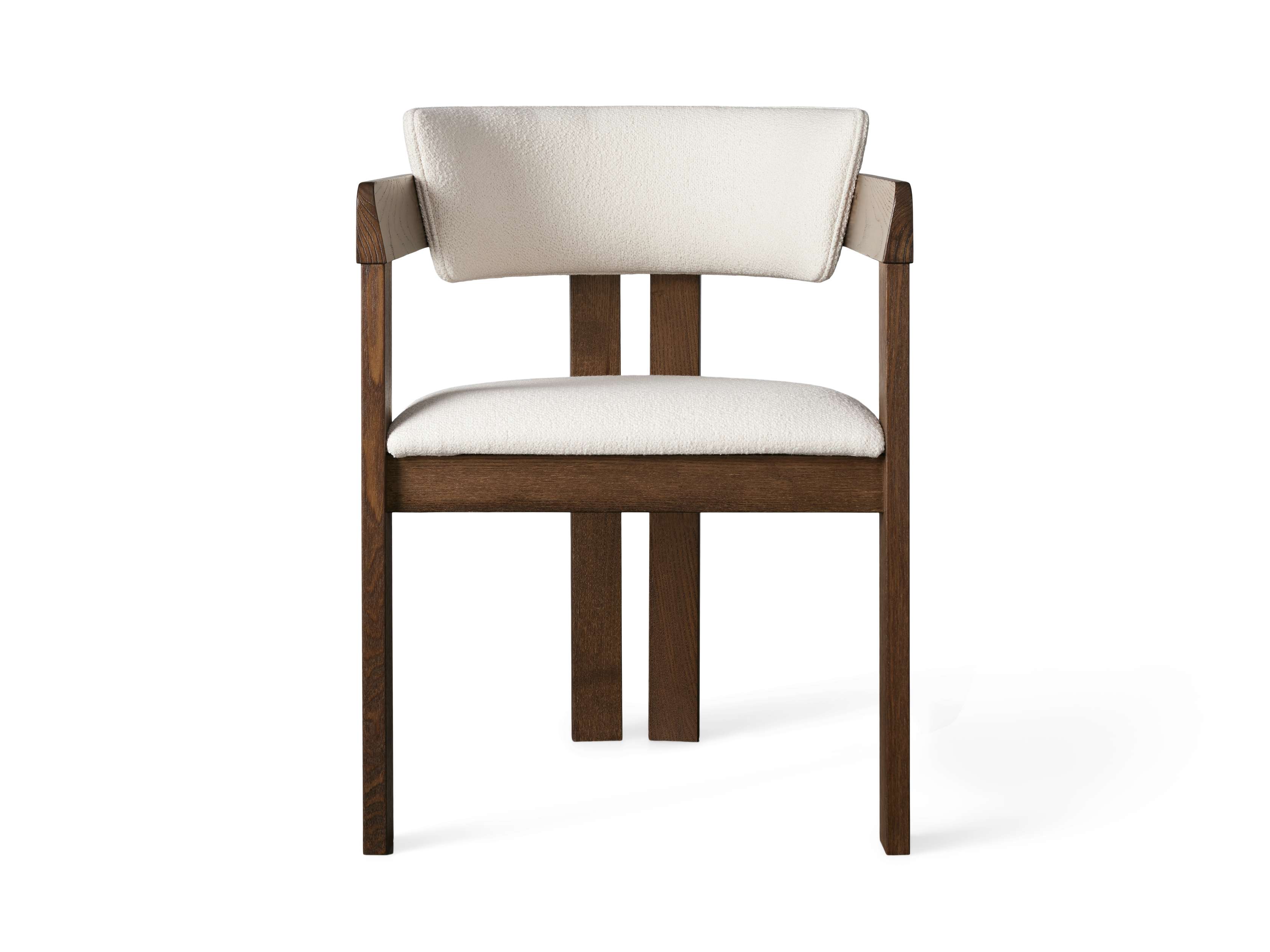Rodin Dining Arm Chair in Cinder