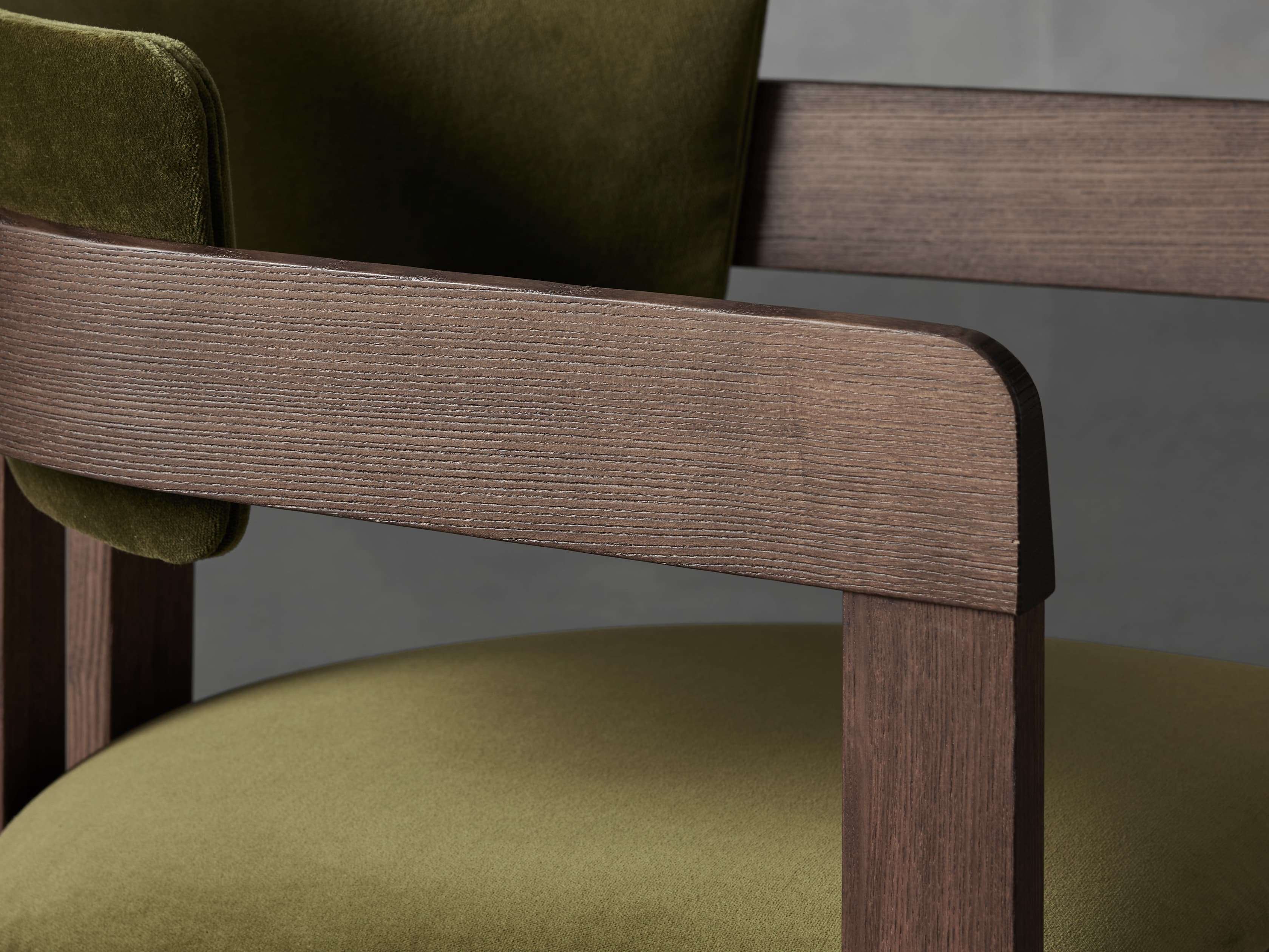 Rodin Dining Arm Chair in Cinder