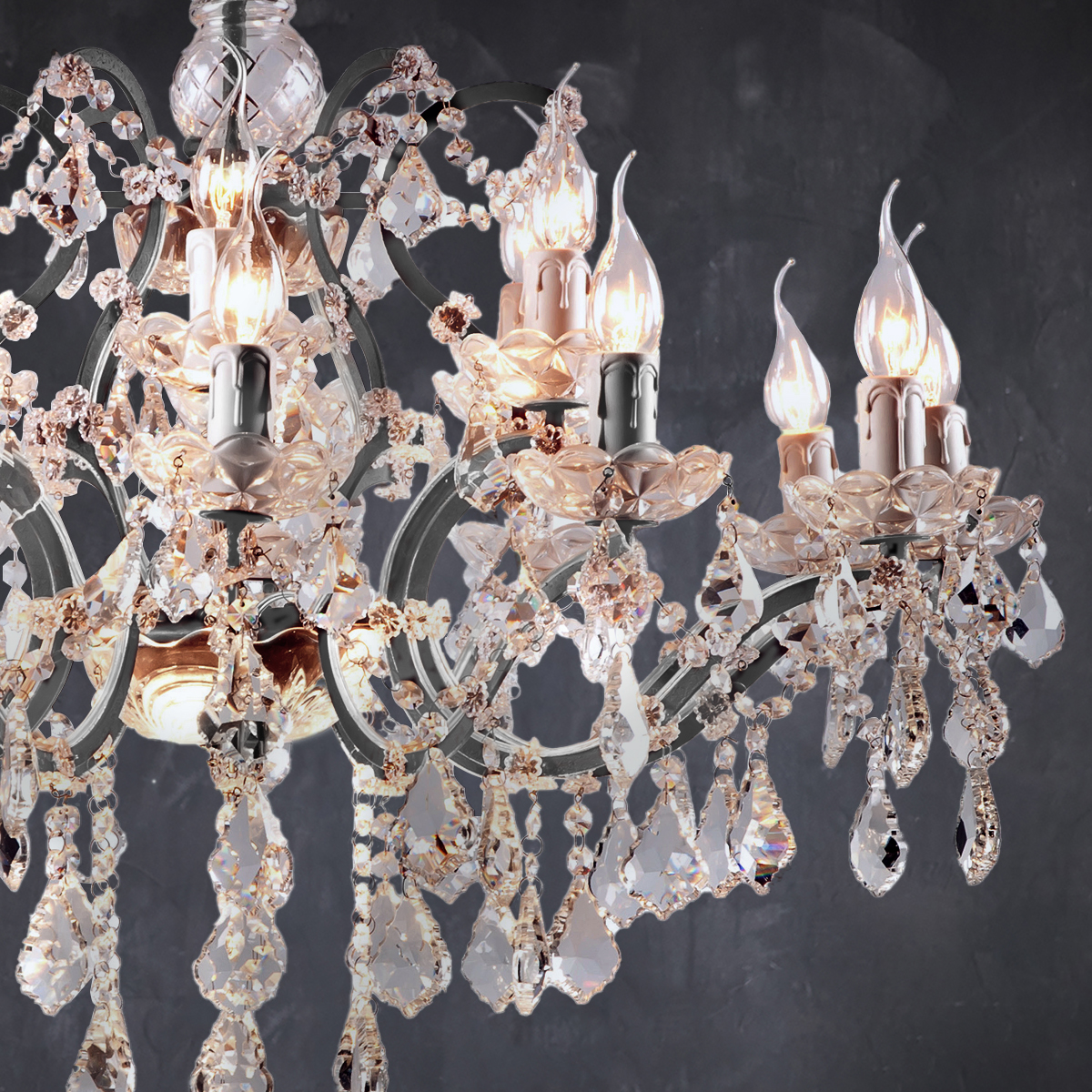 CRYSTAL CHANDELIER ANTIQUE