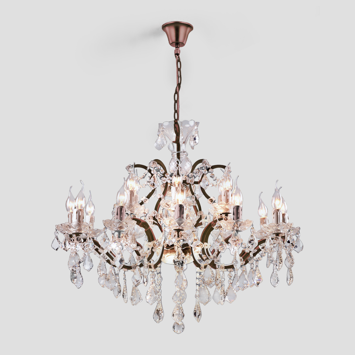 CRYSTAL CHANDELIER ANTIQUE