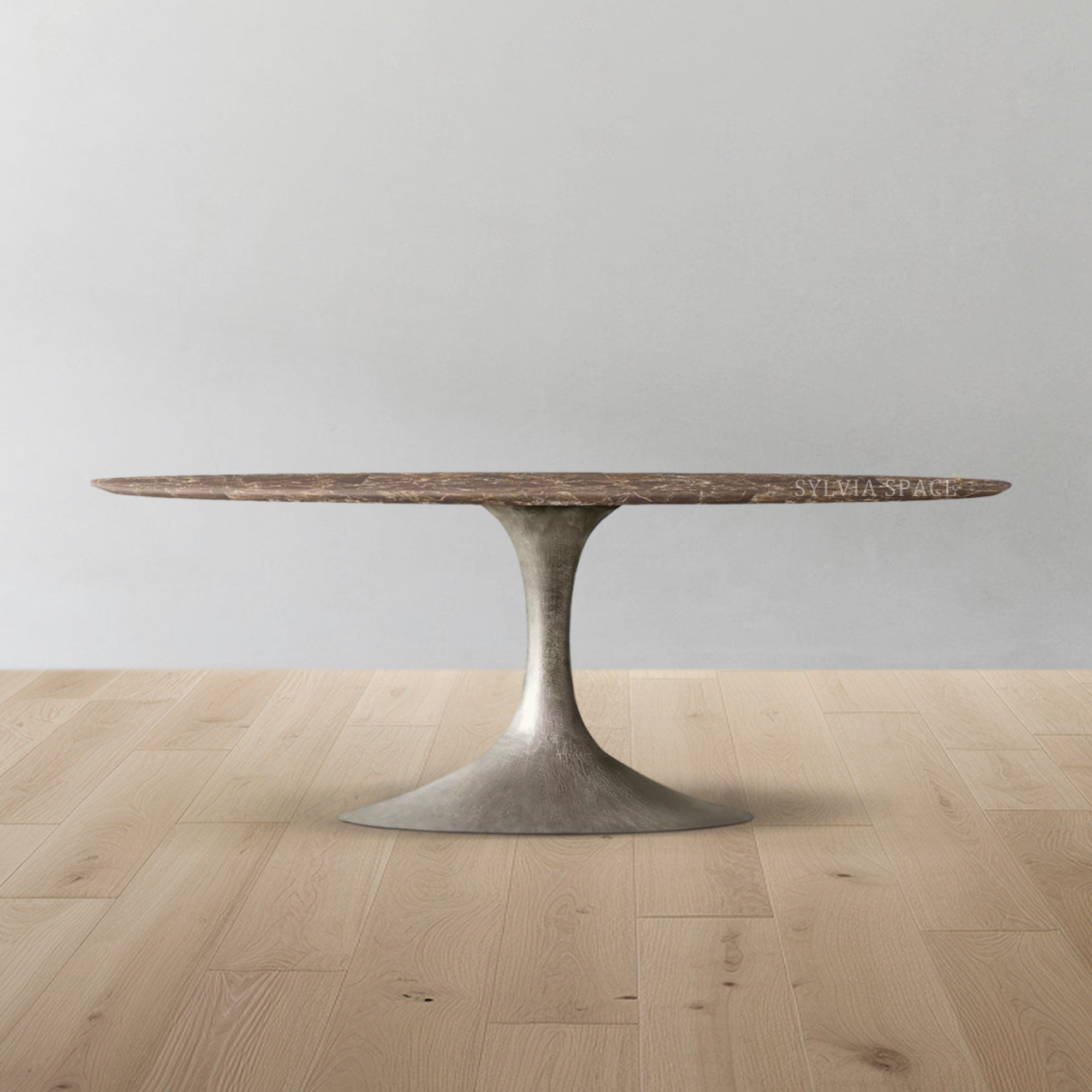 Aero Stone Oval Dining Table