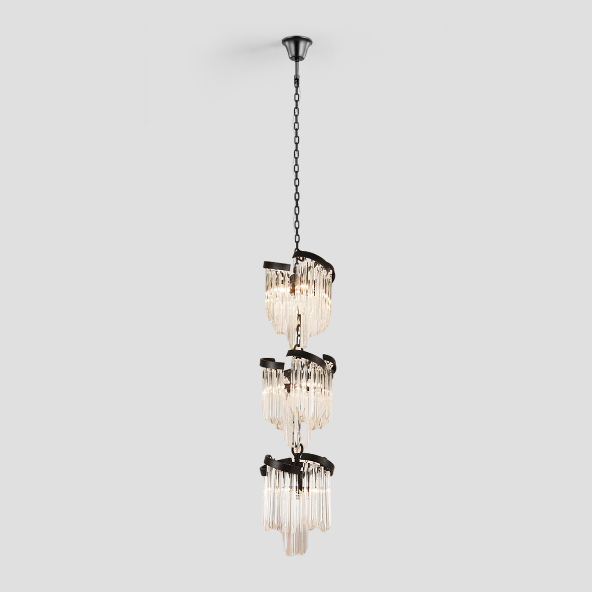 Twin Palms Crystal Chandelier