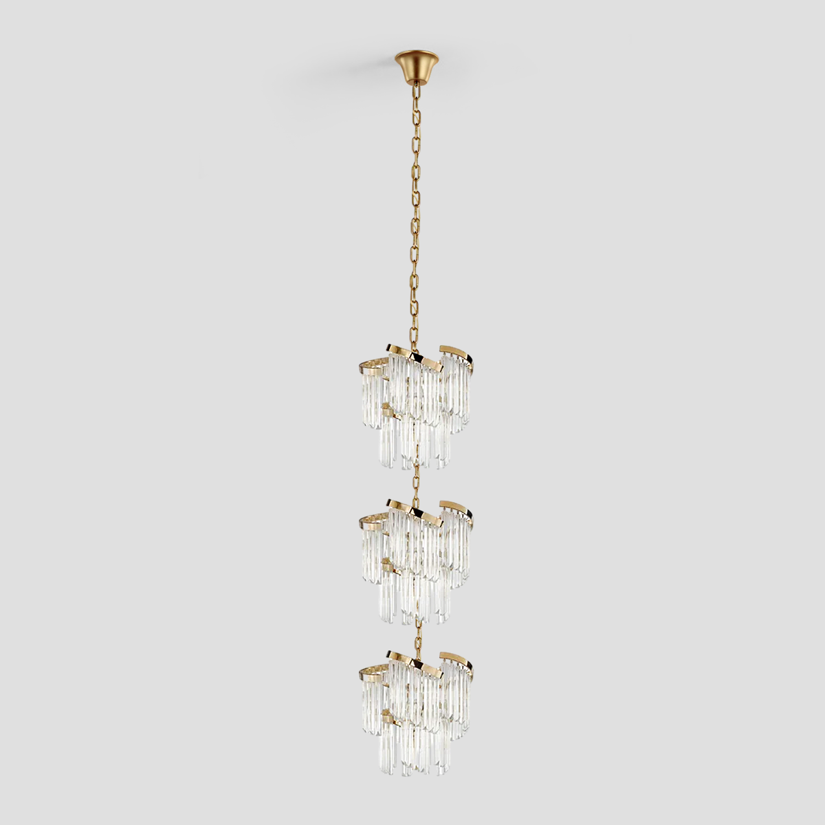 Twin Palms Crystal Chandelier