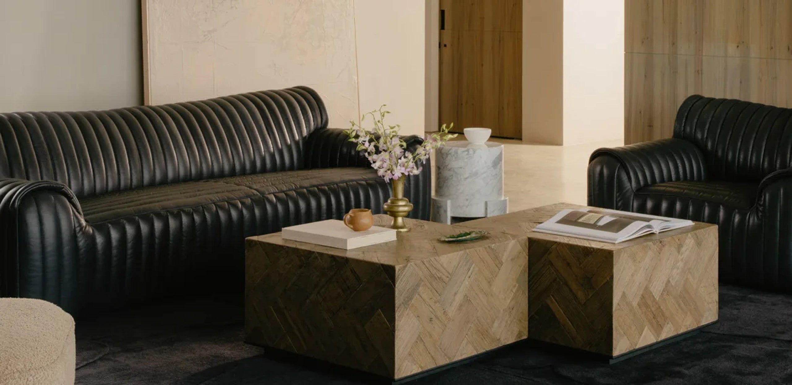 Aspen Leather Sofa