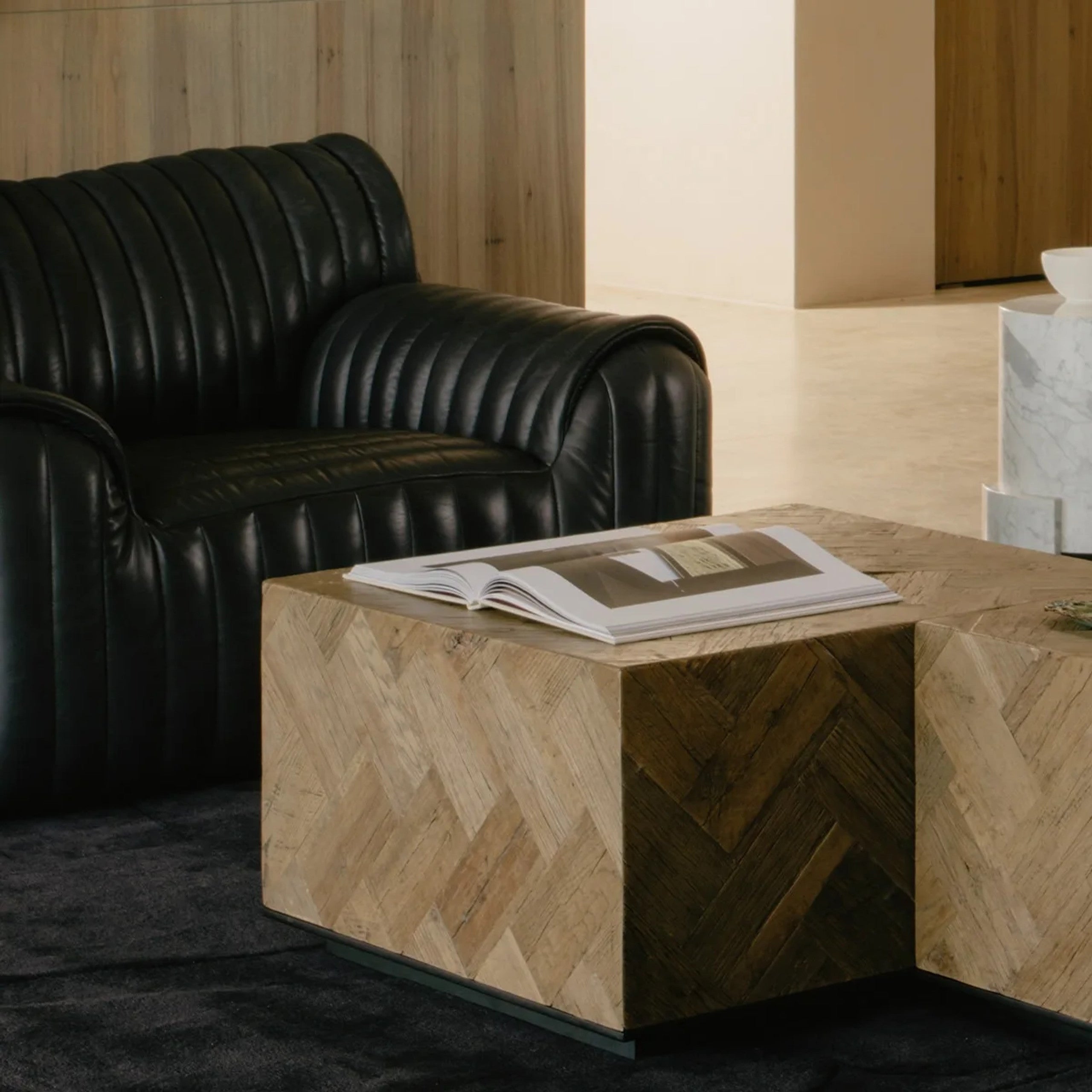 Aspen Leather Occasional Chair