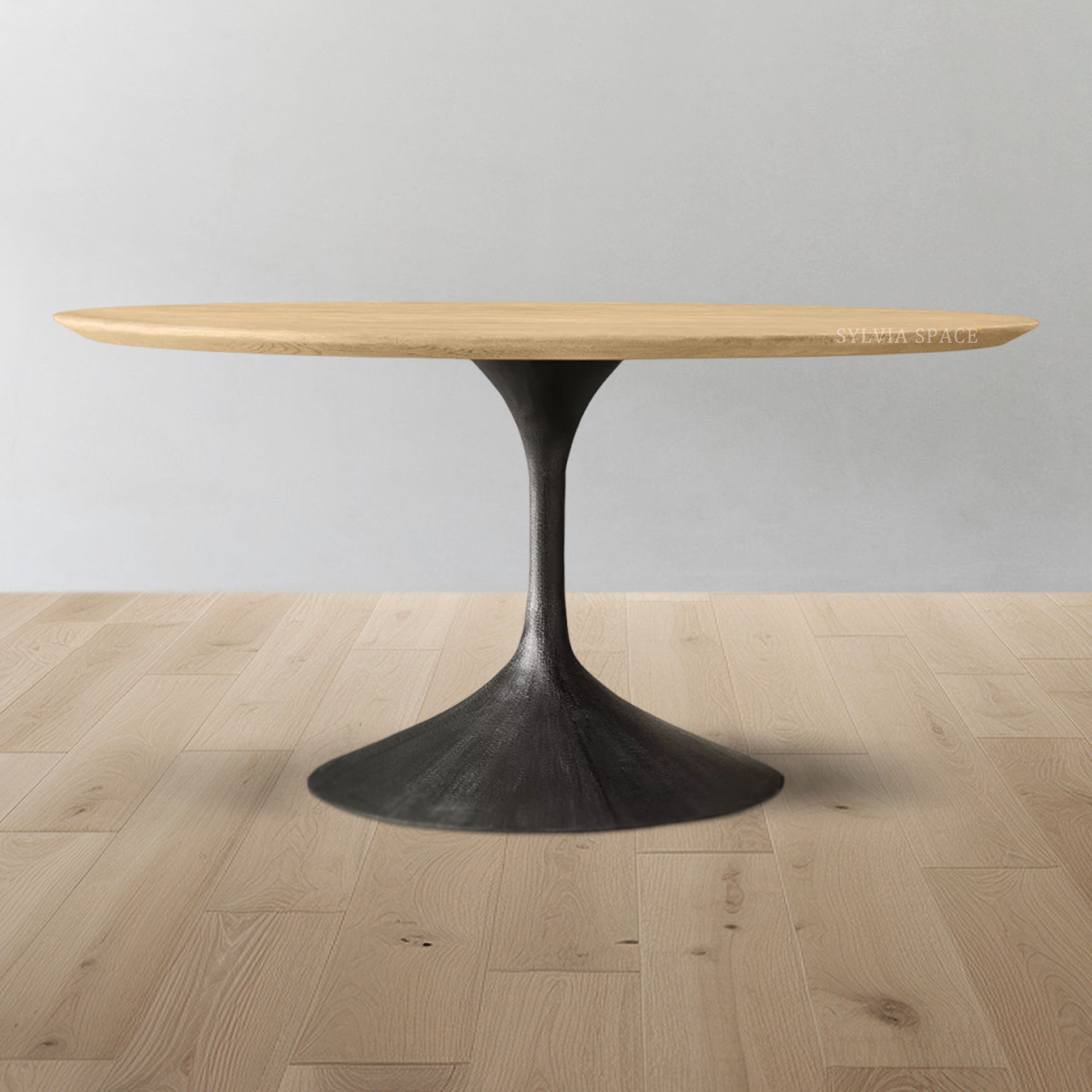 Aero Wood Round Dining Table