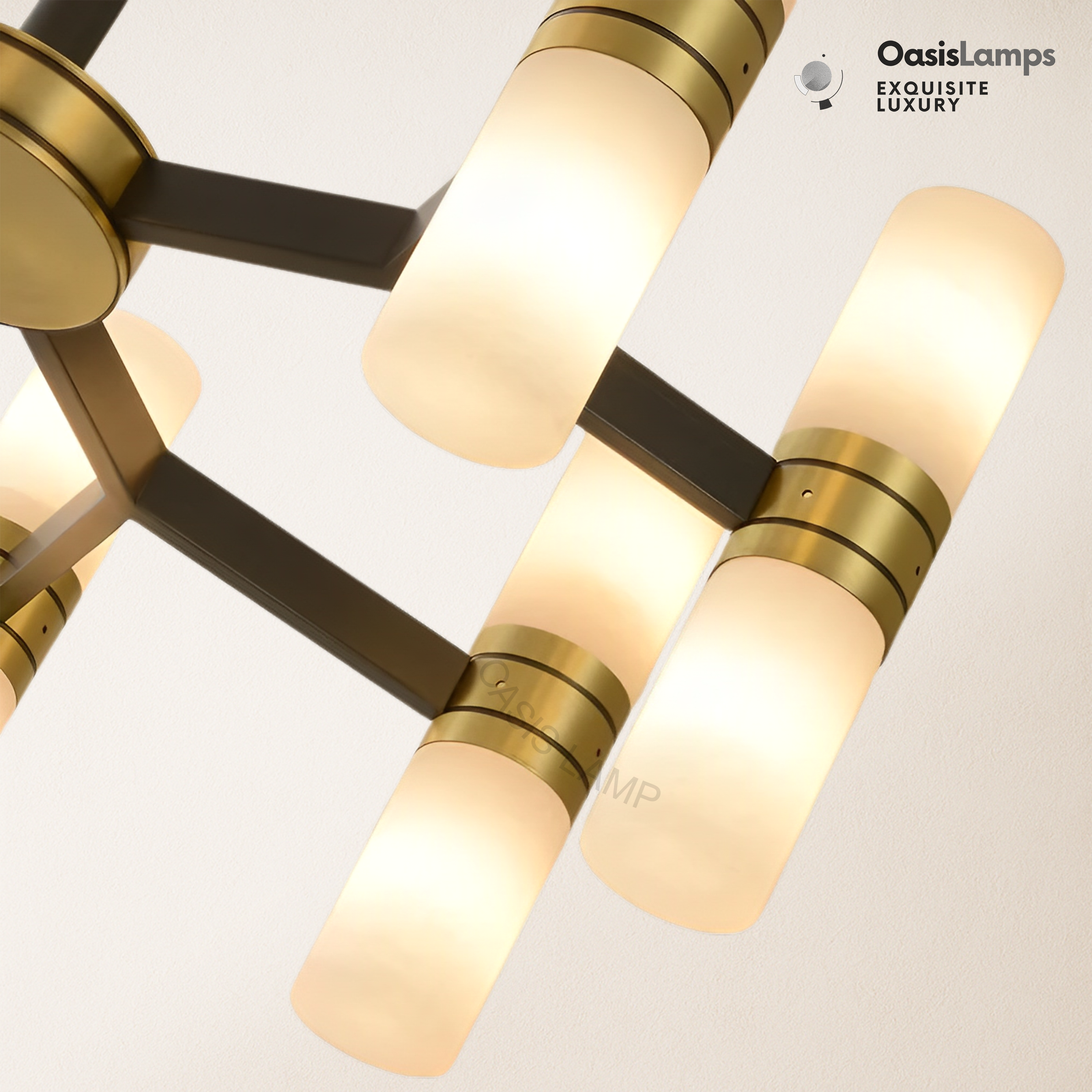 Moral Alabaster Round chandelier