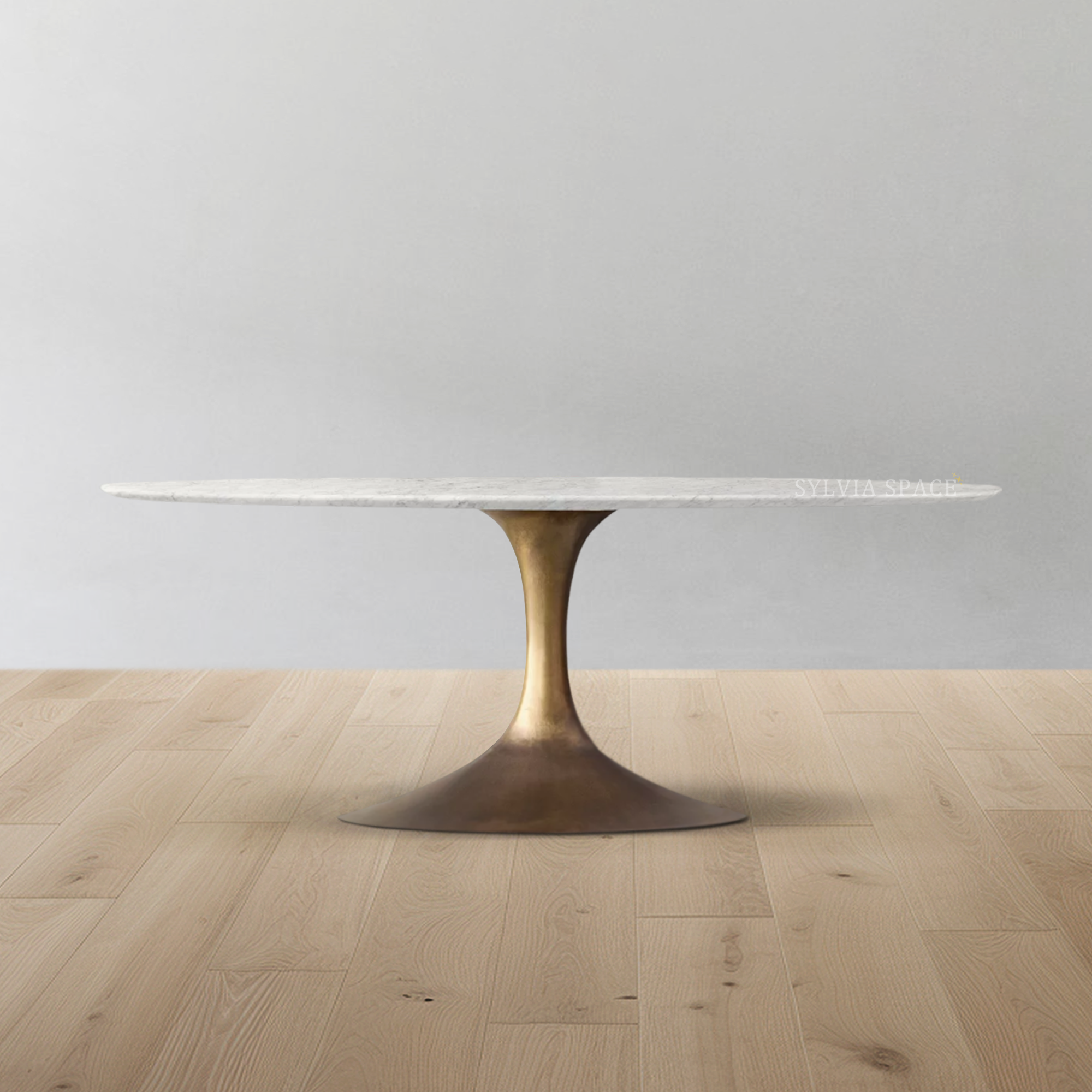 Aero Stone Oval Dining Table