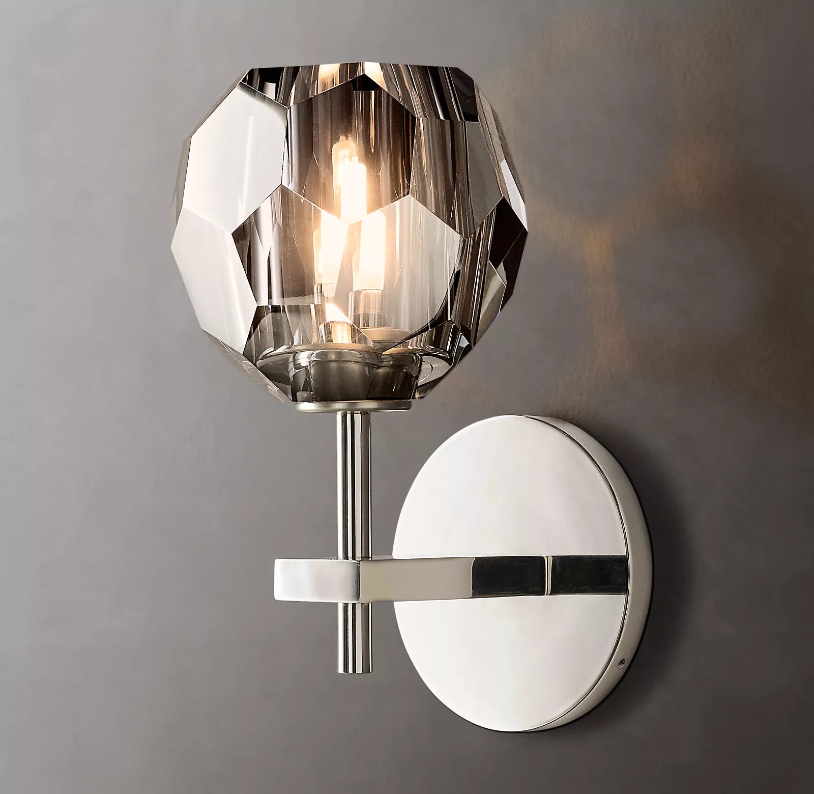 Boule de Cristal Glass Wall Sconce