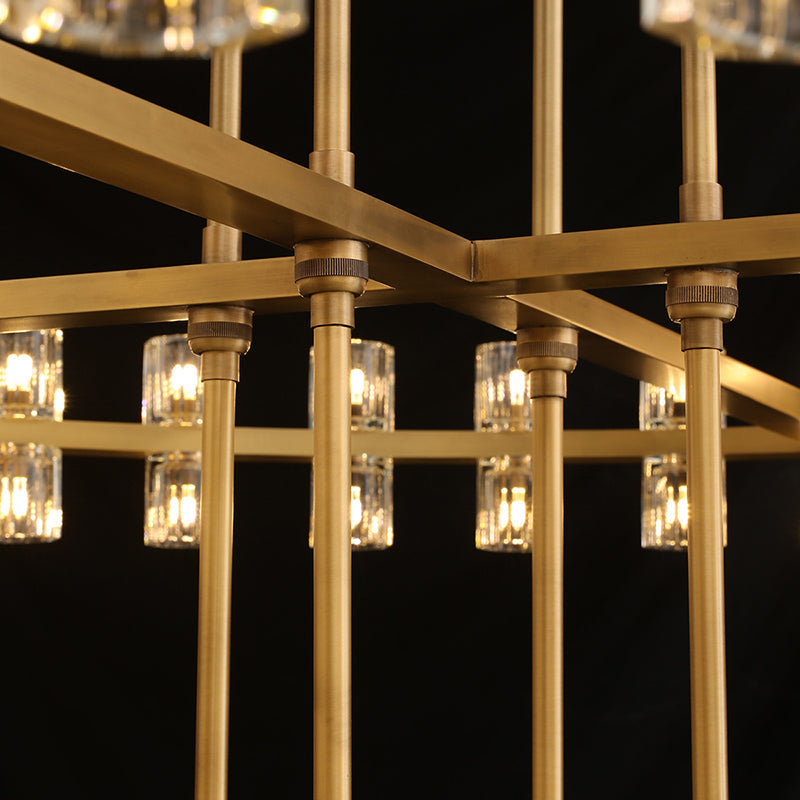 Arcachon 2 Tierd Round Chandelier 60"