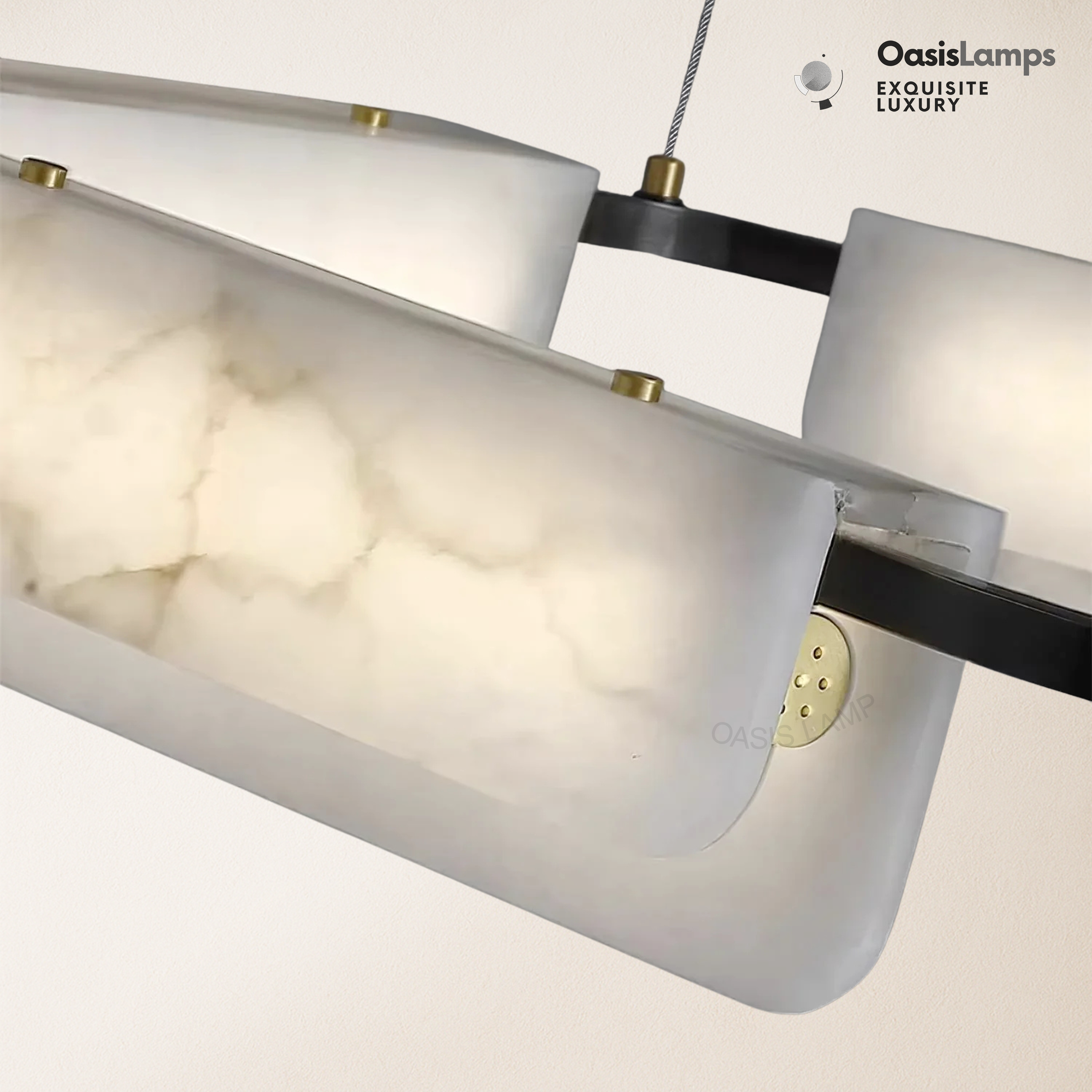 Deli Alabaster Chandelier