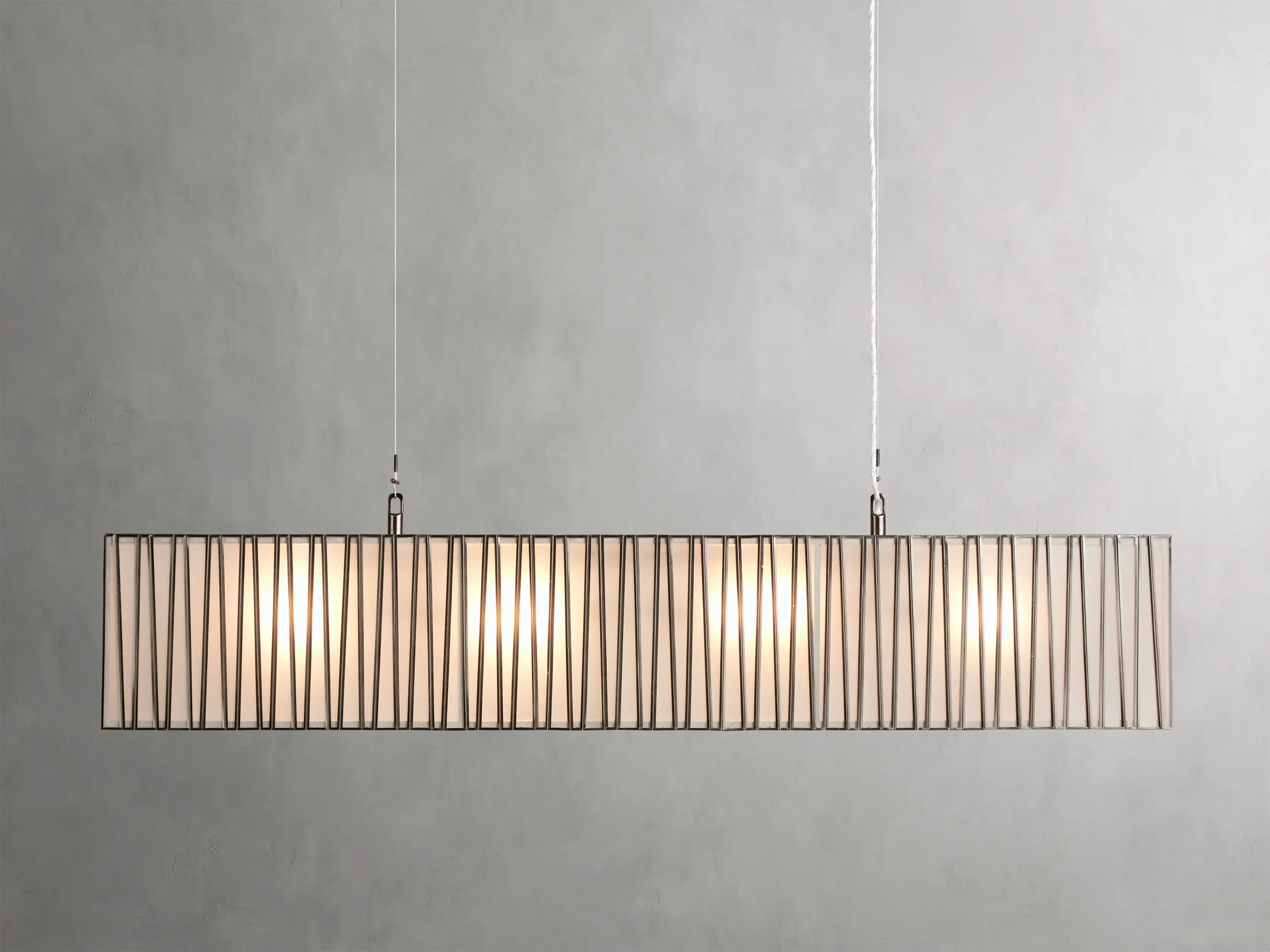 Junet Rectangular Chandelier 49" 60" 72"W