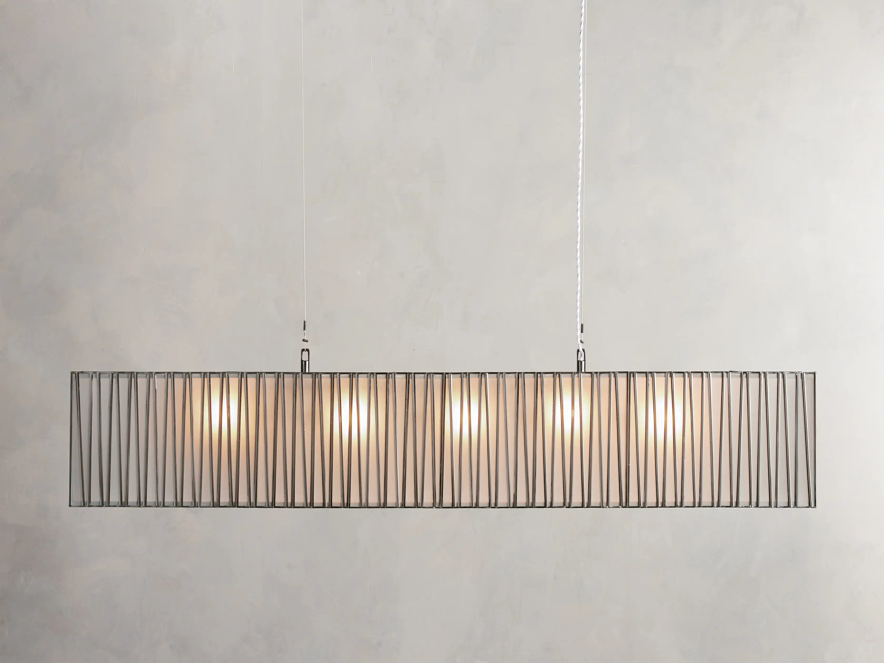 Junet Rectangular Chandelier 49" 60" 72"W