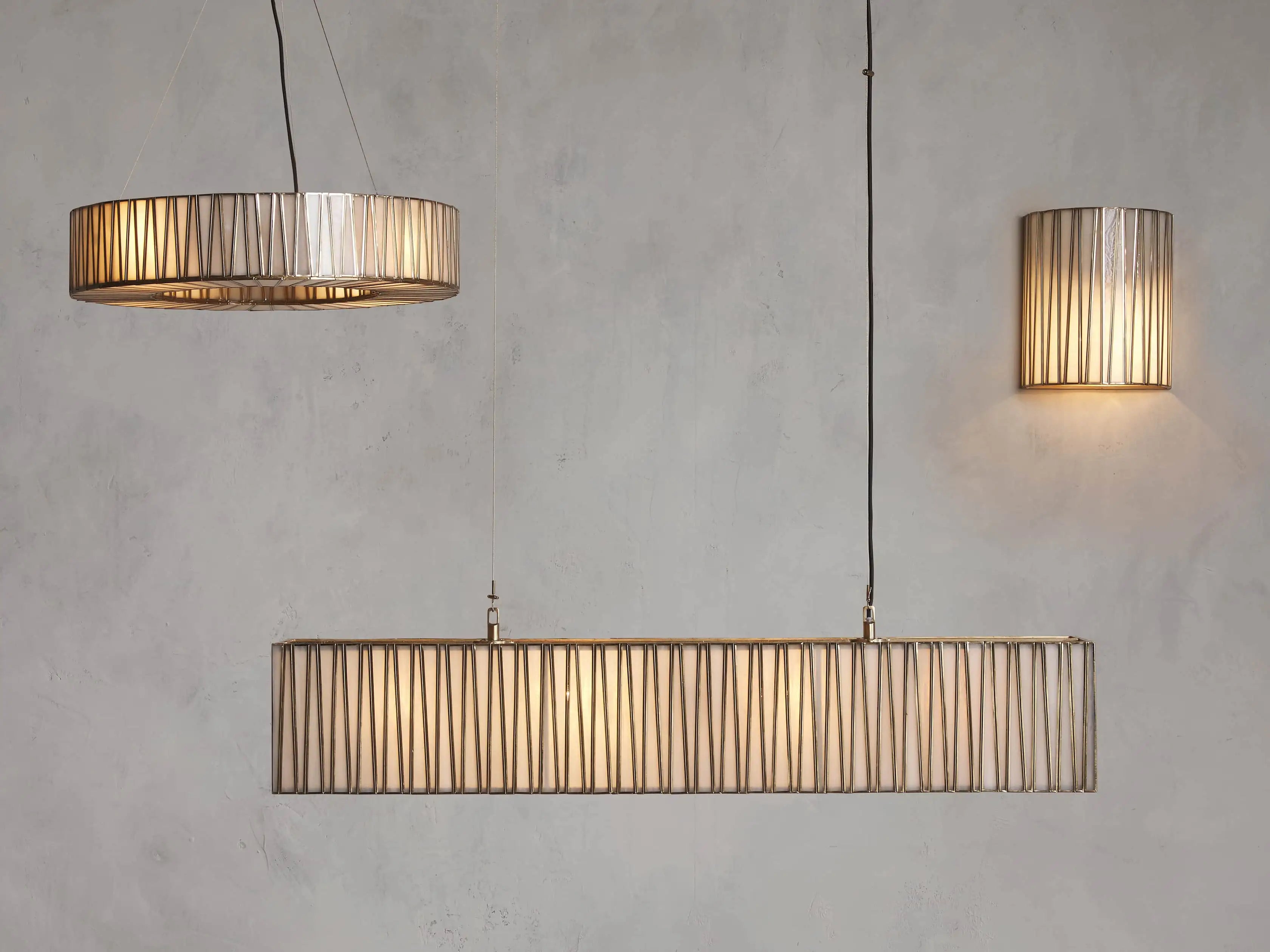 Junet Rectangular Chandelier 49" 60" 72"W