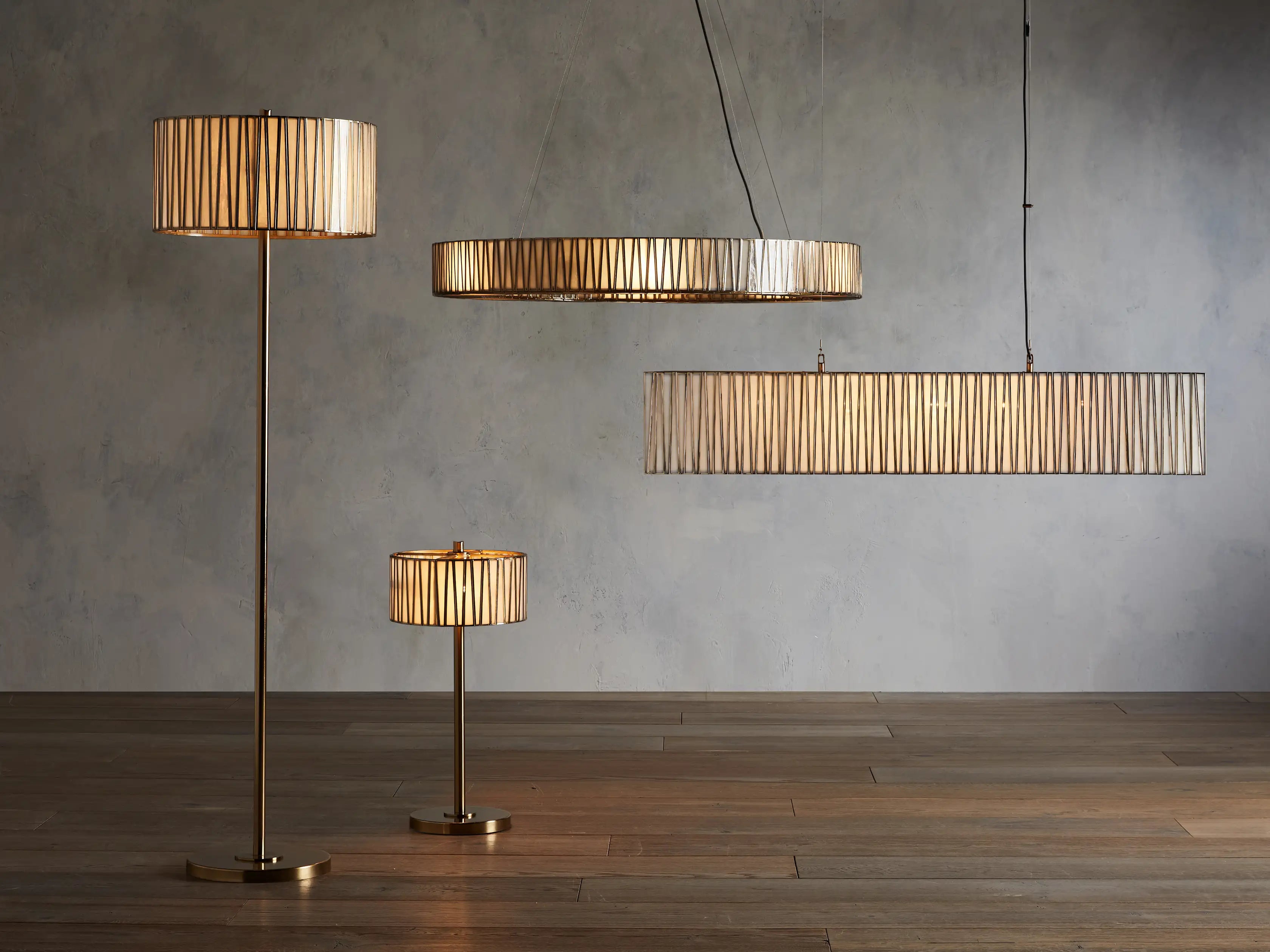 Junet Rectangular Chandelier 49" 60" 72"W