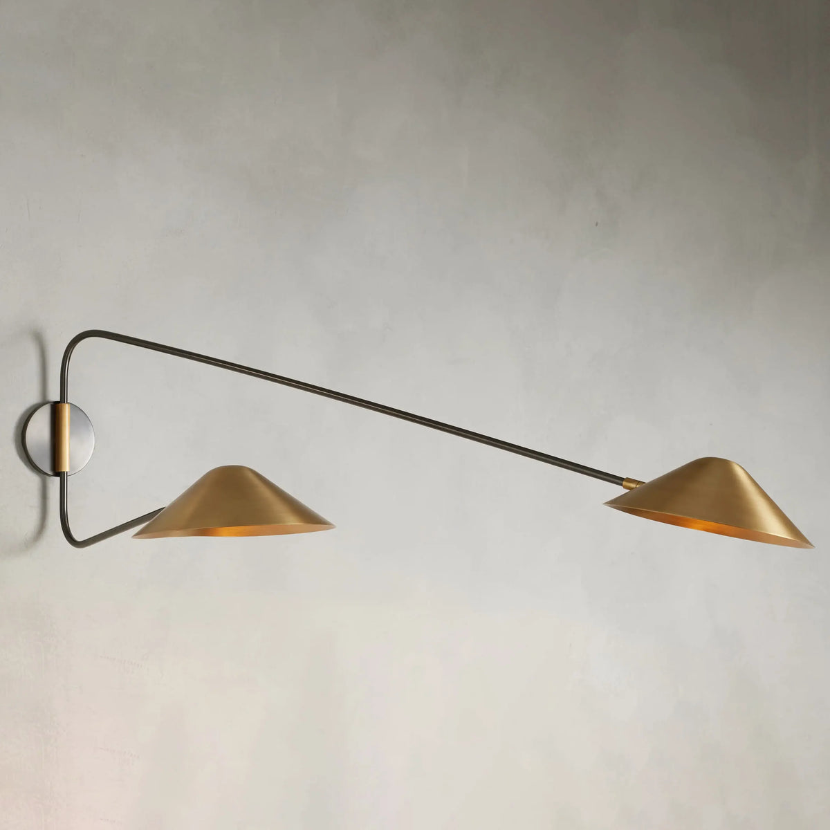 Simms Long Arm 2-Light Wall Sconce