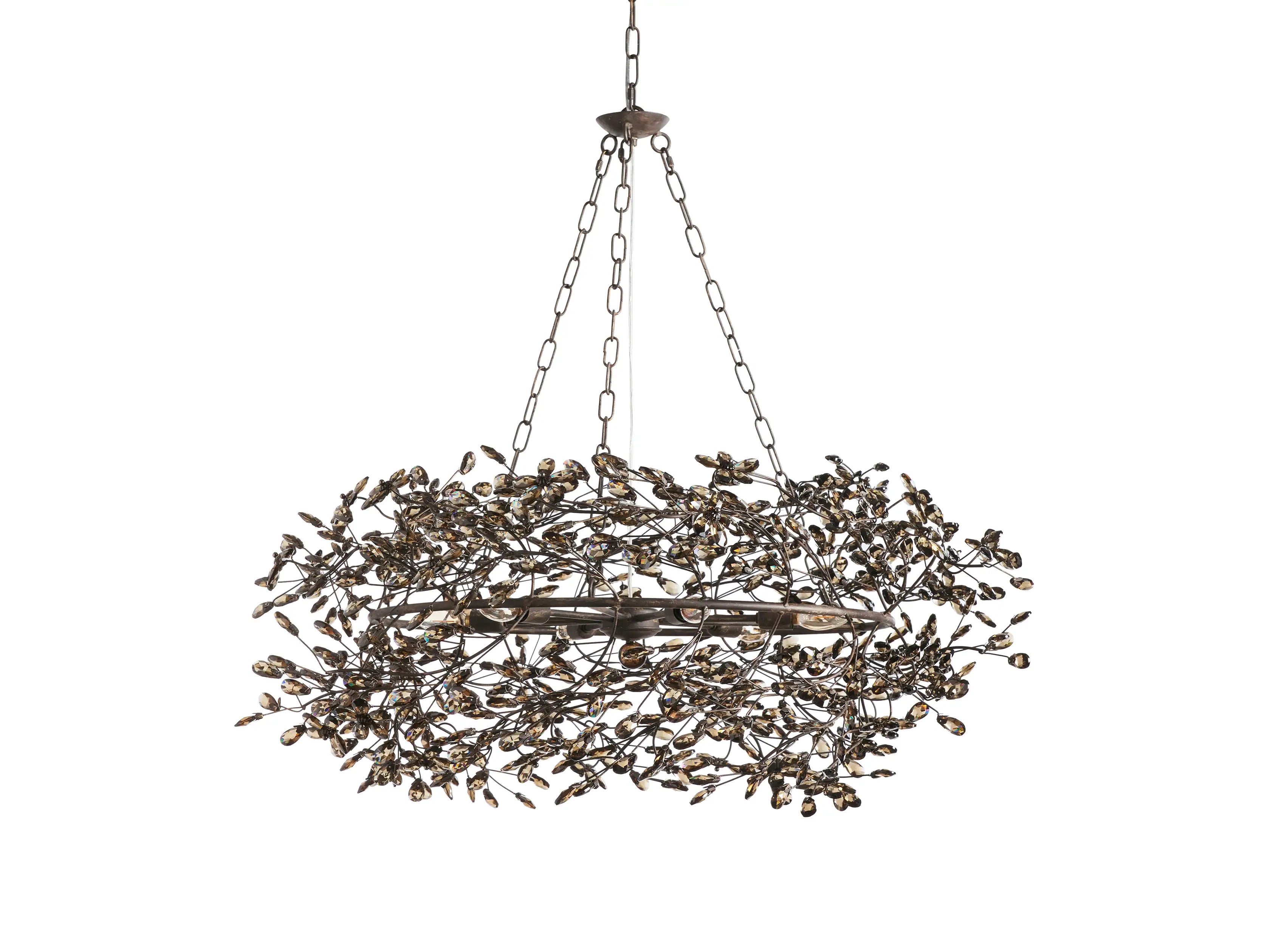 Fiore Colored Crown Chandelier 39'' 60''