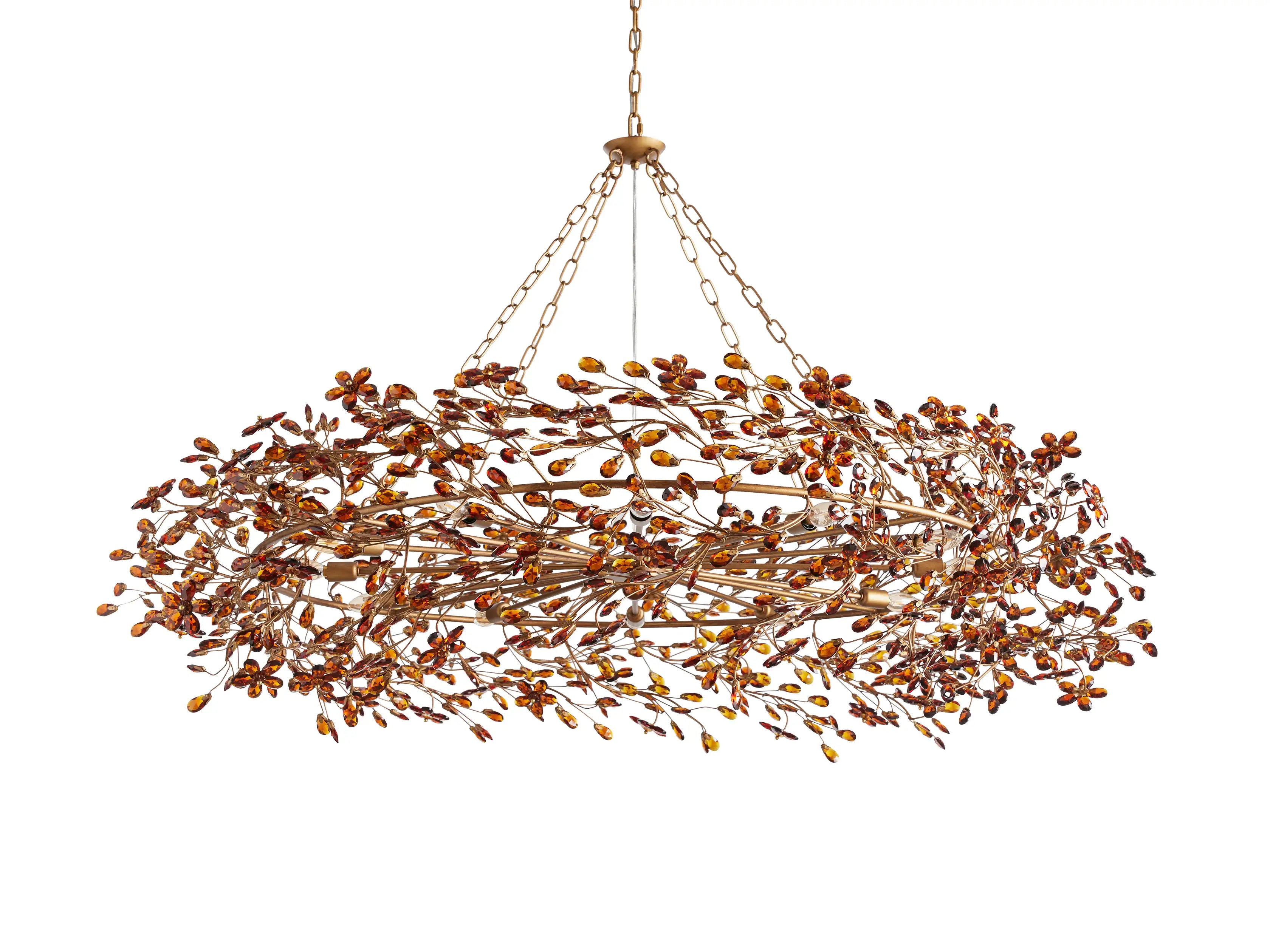 Fiore Colored Crown Chandelier 39'' 60''