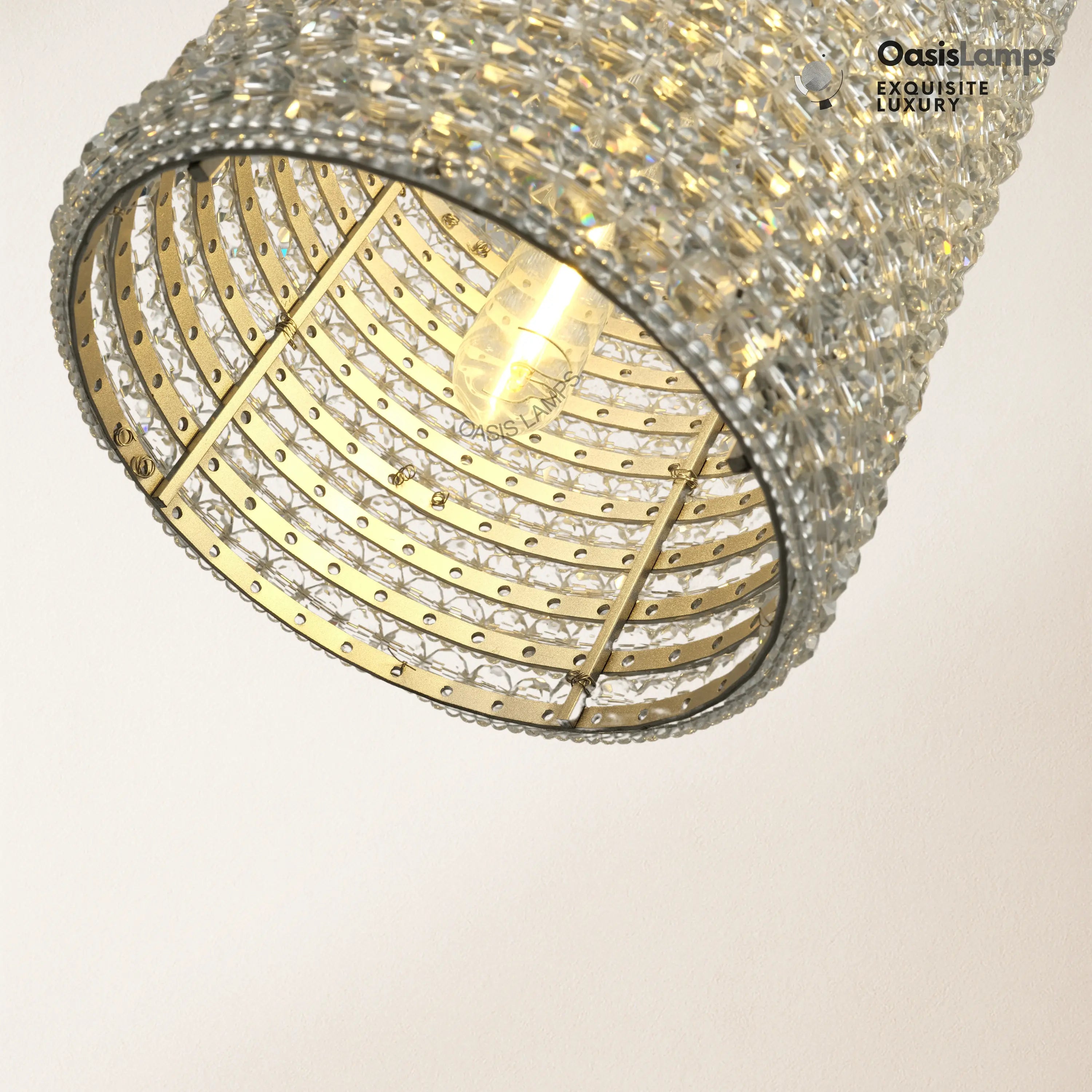 Stellar Beads Pendant Lights Smoke Clear 12"#Color_gray